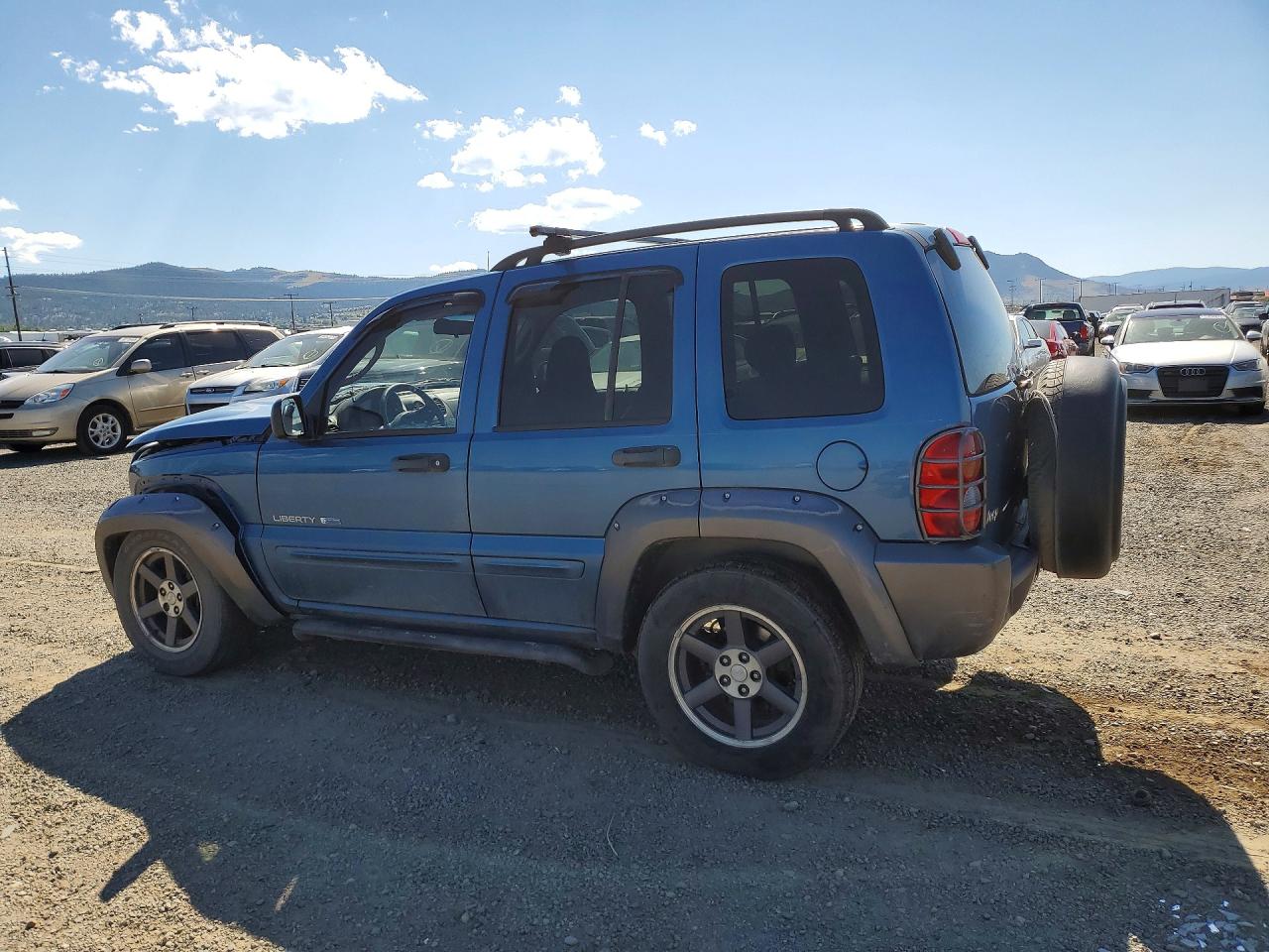 2003 Jeep Liberty Sport Синий vin: 1J4GK48K53W664876