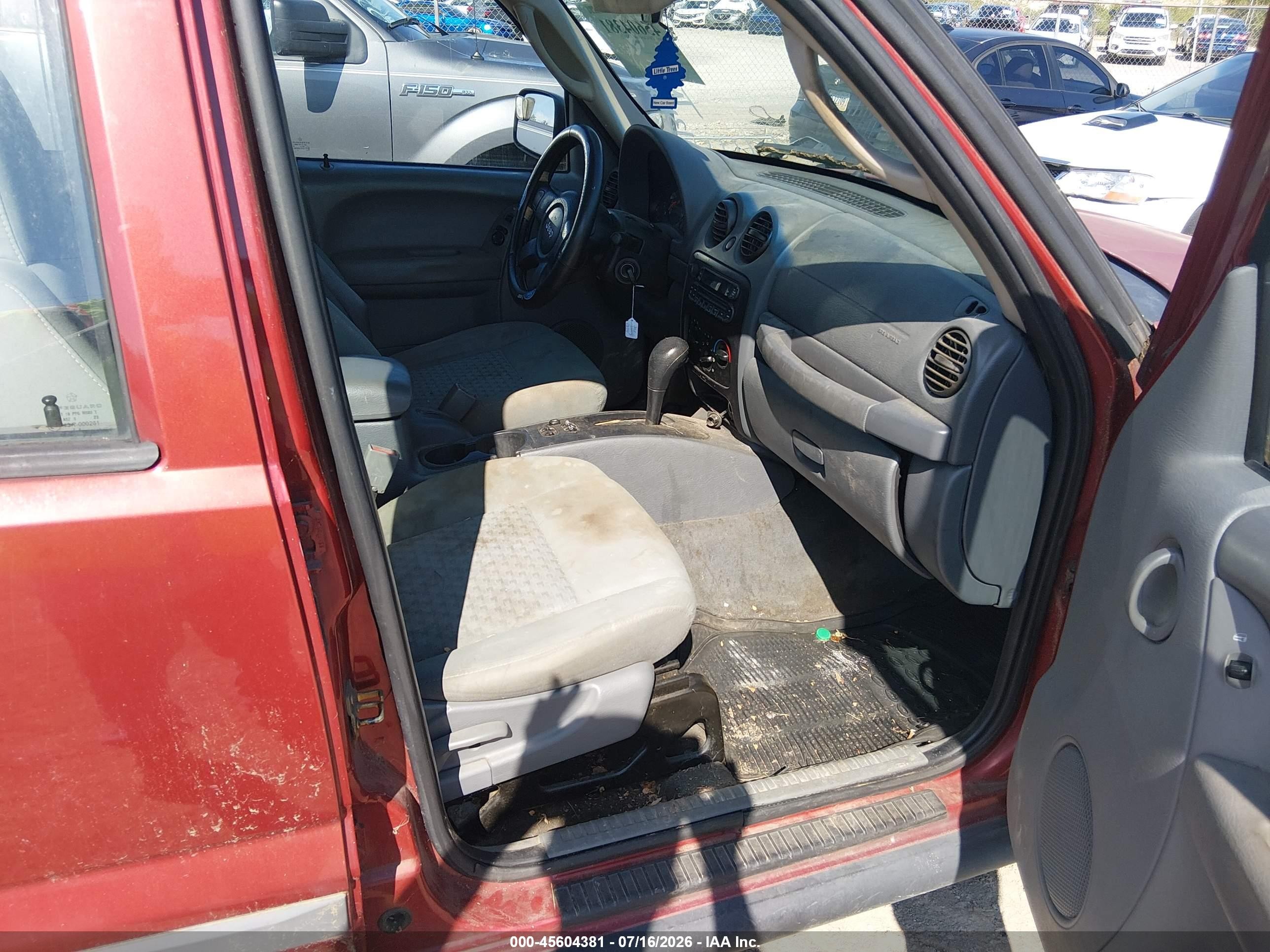 2006 Jeep Liberty Sport Бордовый vin: 1J4GK48K56W131351
