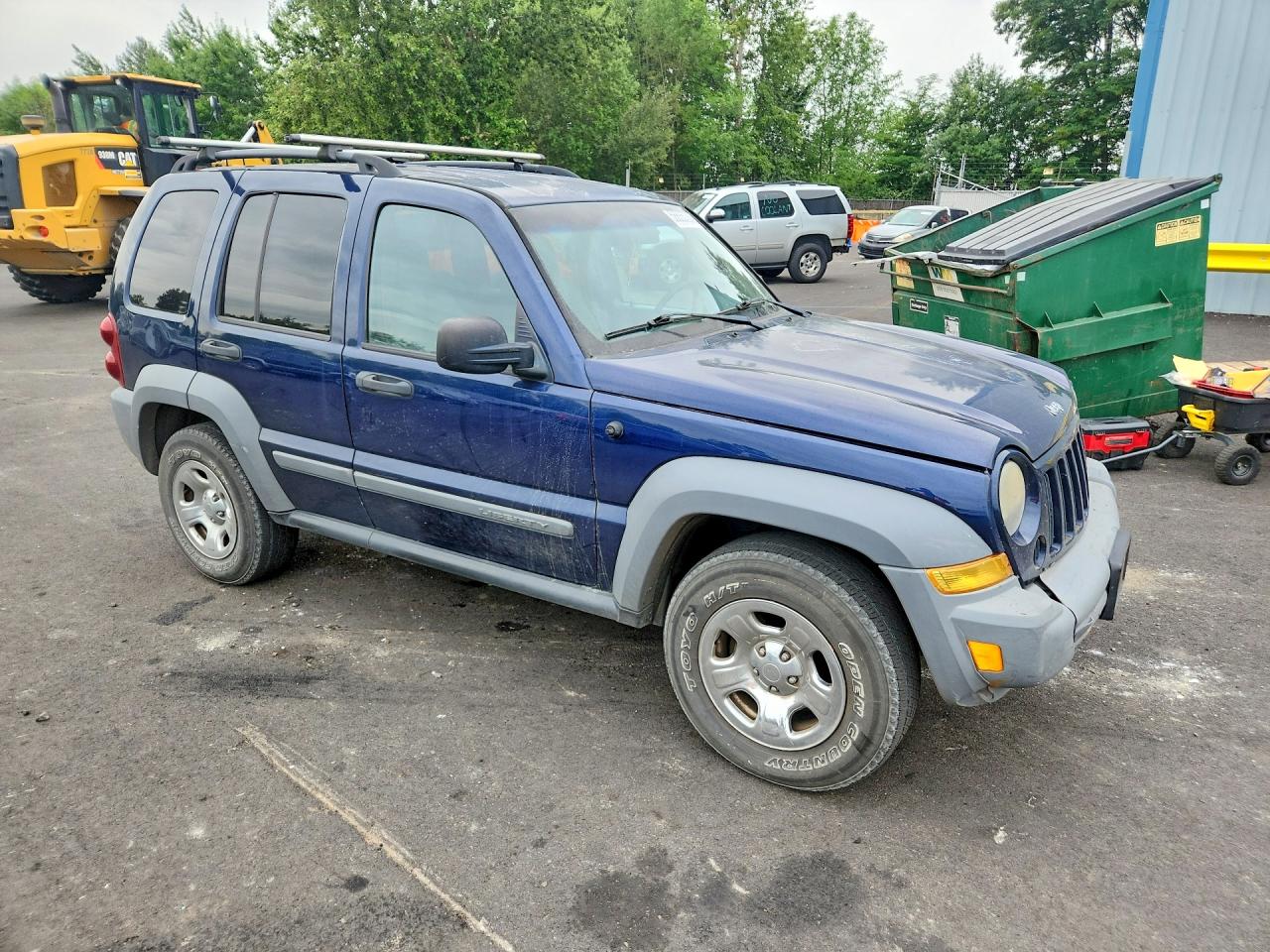 2006 Jeep Liberty Sport Blue vin: 1J4GK48K66W126000