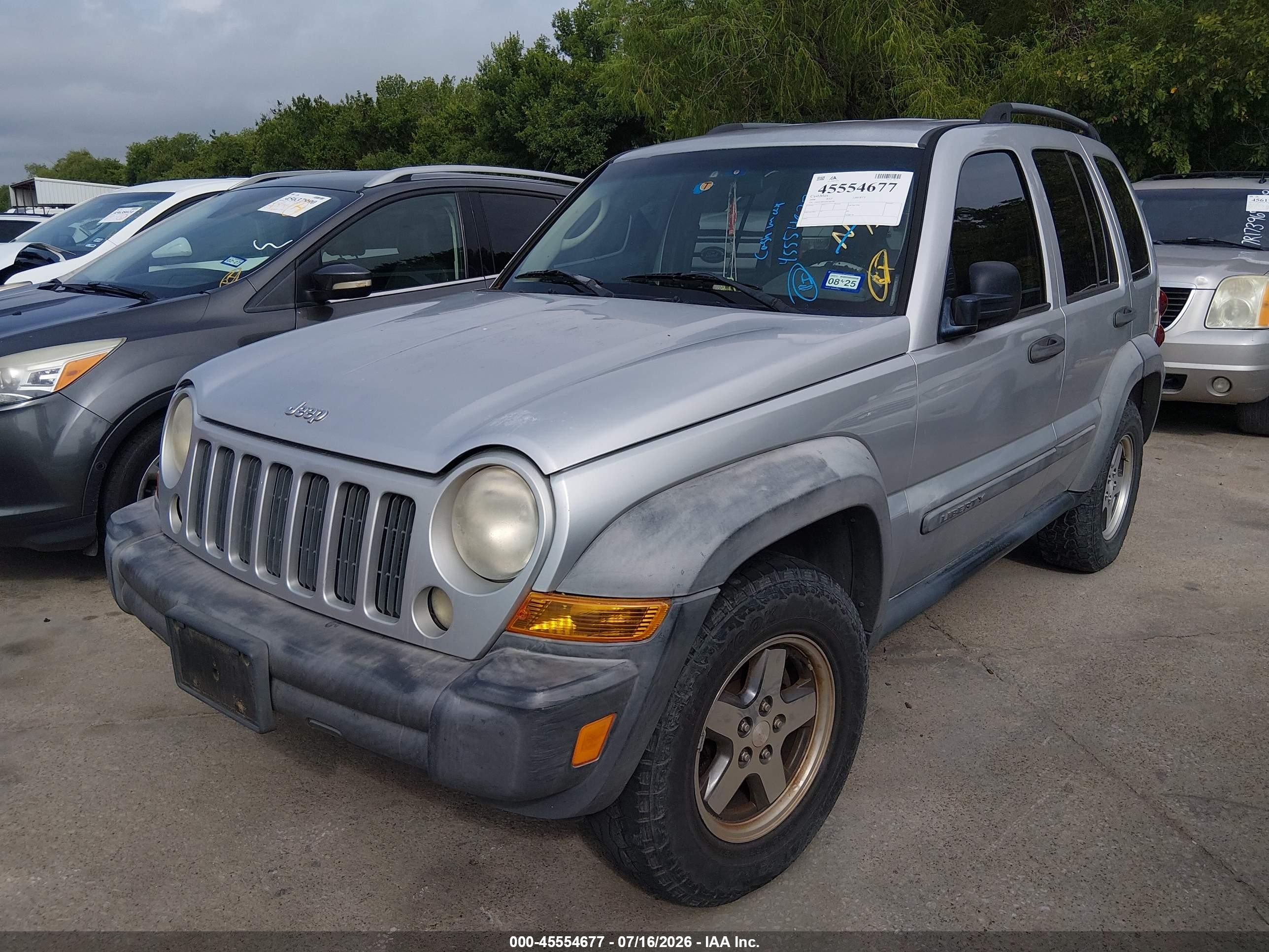 2006 Jeep Liberty Sport Gray vin: 1J4GK48K66W280786