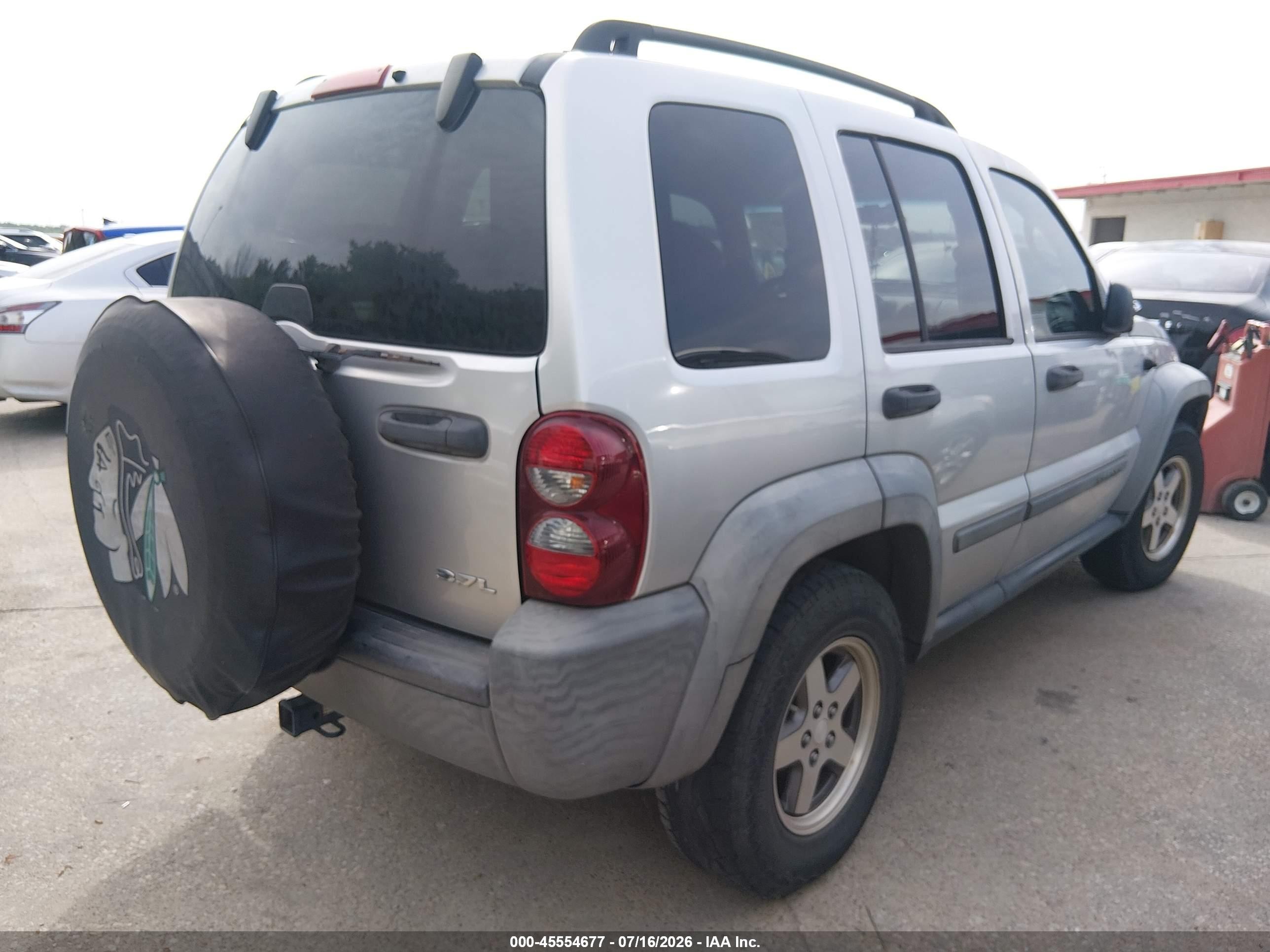 2006 Jeep Liberty Sport Gray vin: 1J4GK48K66W280786