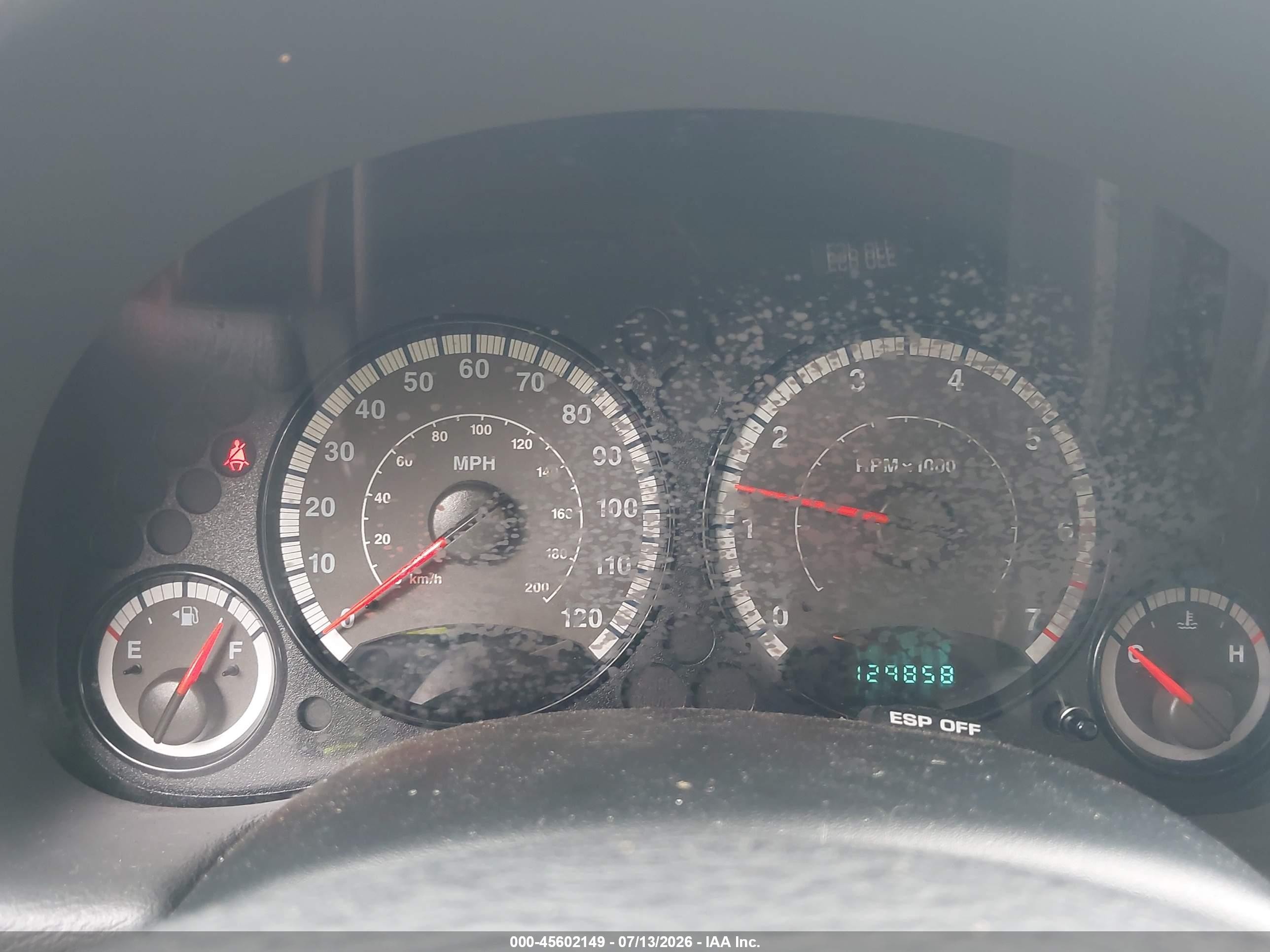 2007 Jeep Liberty Sport Red vin: 1J4GK48K67W587120