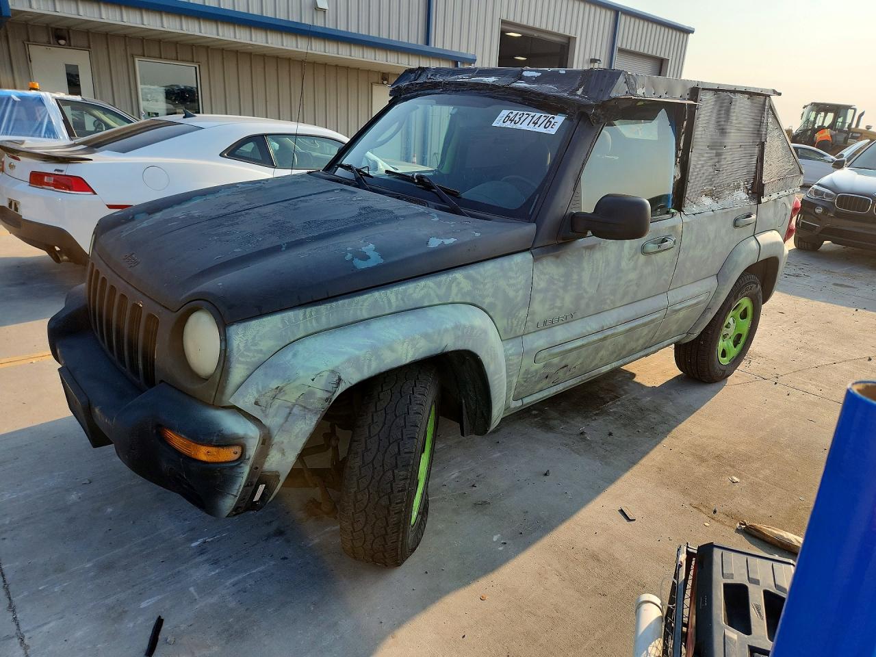 2004 Jeep Liberty Sport Green vin: 1J4GK48K74W107307