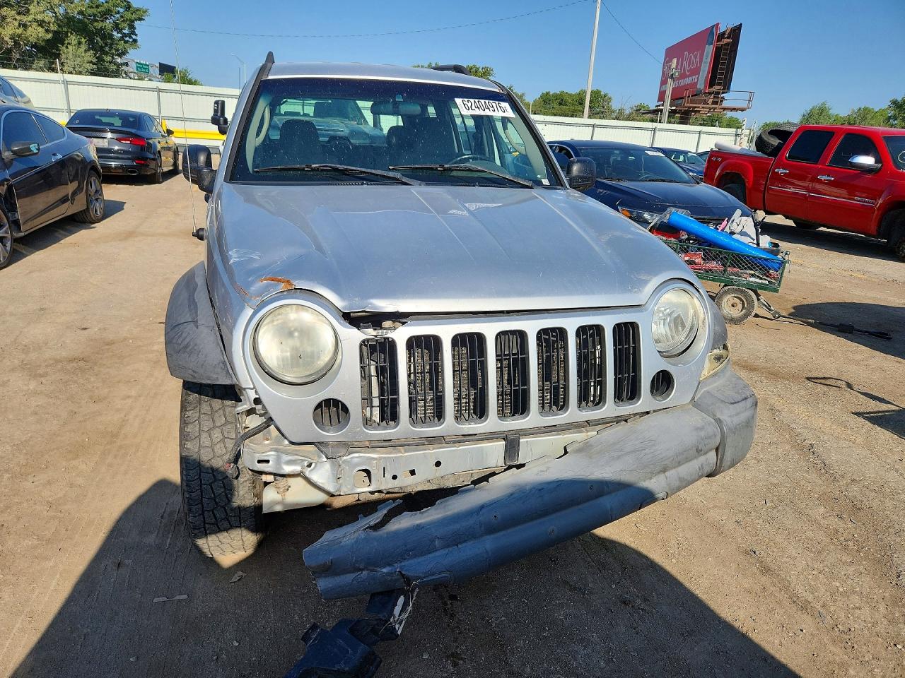 2006 Jeep Liberty Sport Silver vin: 1J4GK48K76W268534