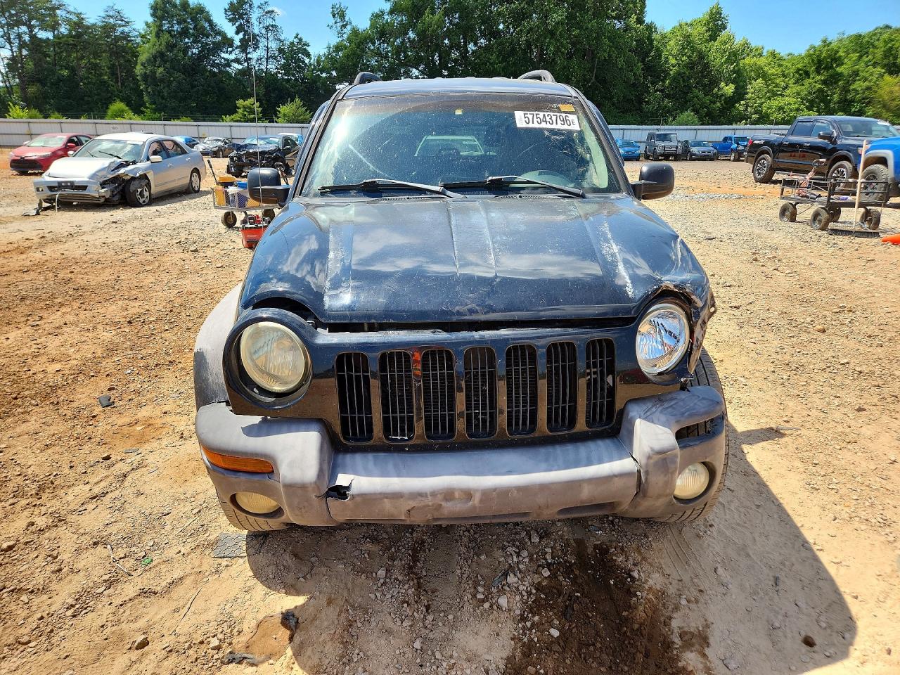 2002 Jeep Liberty Sport Black vin: 1J4GK48K82W368491