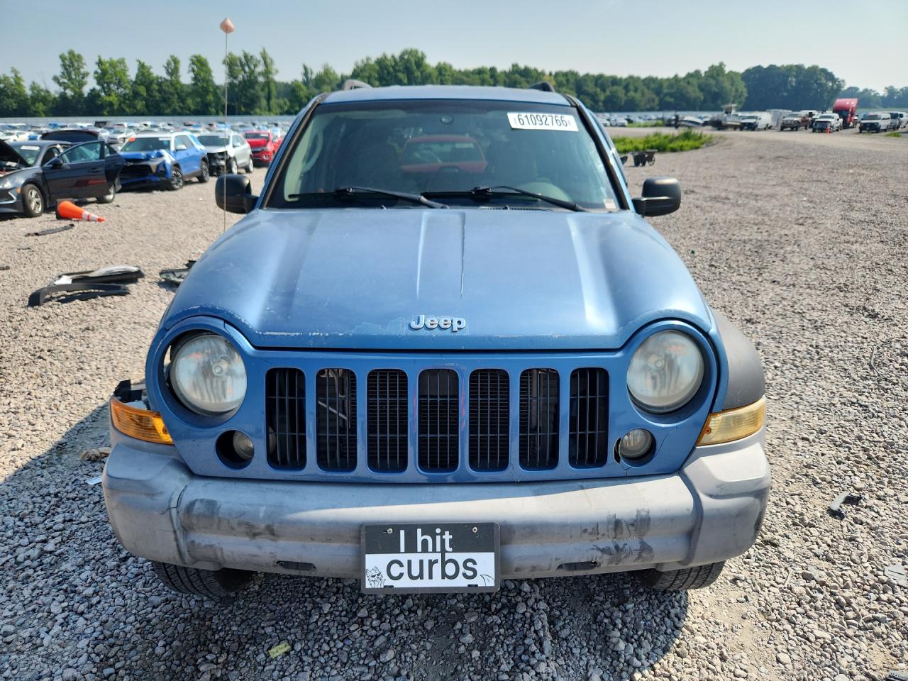 2006 Jeep Liberty Sport Синий vin: 1J4GK48K86W129464
