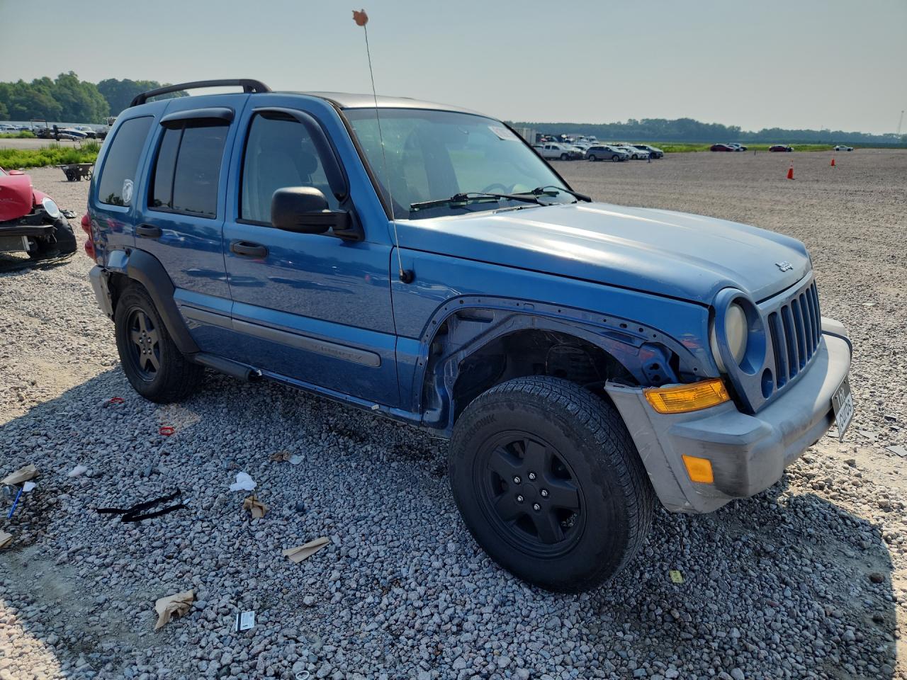 2006 Jeep Liberty Sport Синий vin: 1J4GK48K86W129464