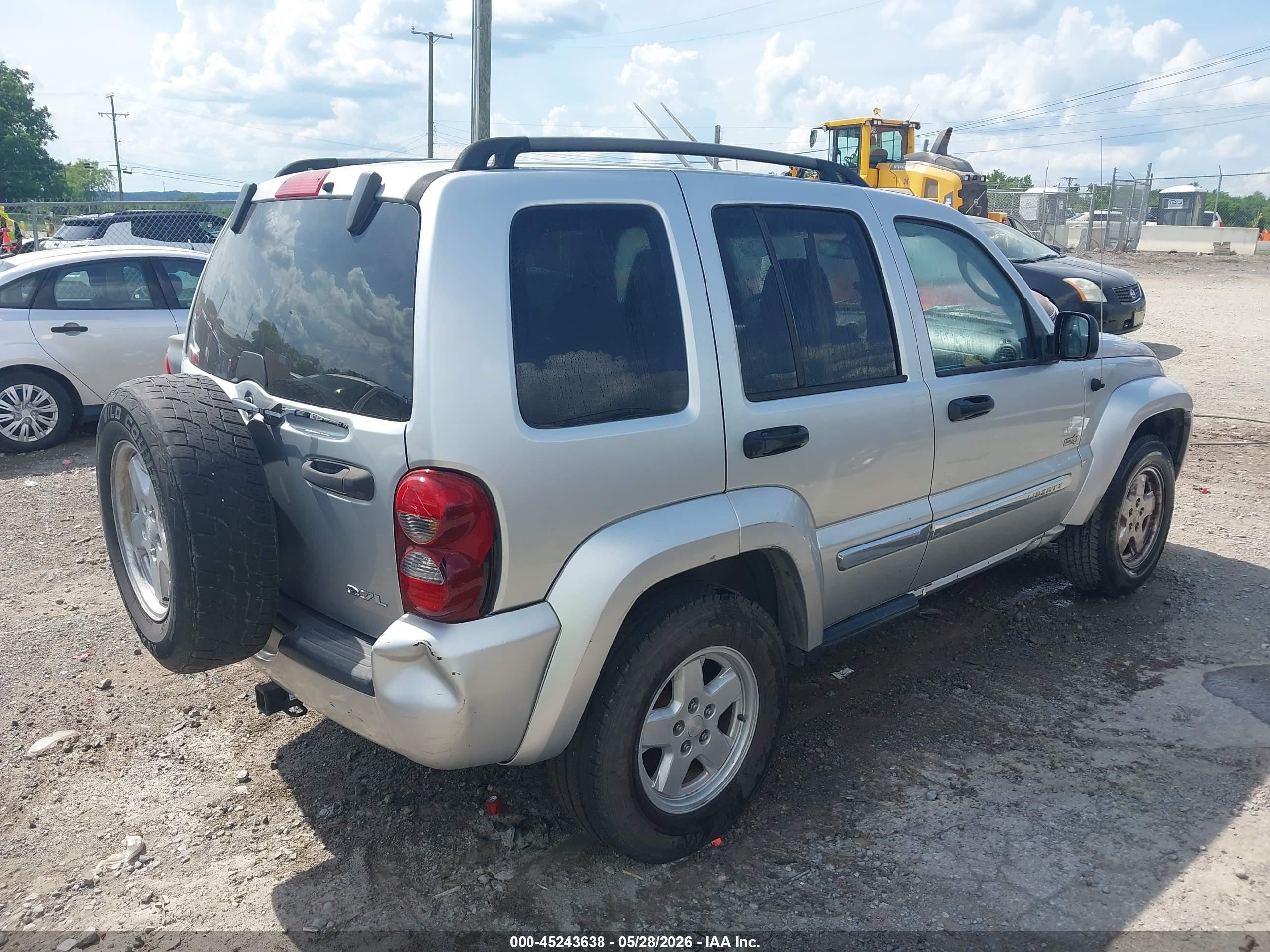 2006 Jeep Liberty Sport Серебряный vin: 1J4GK48K86W221691