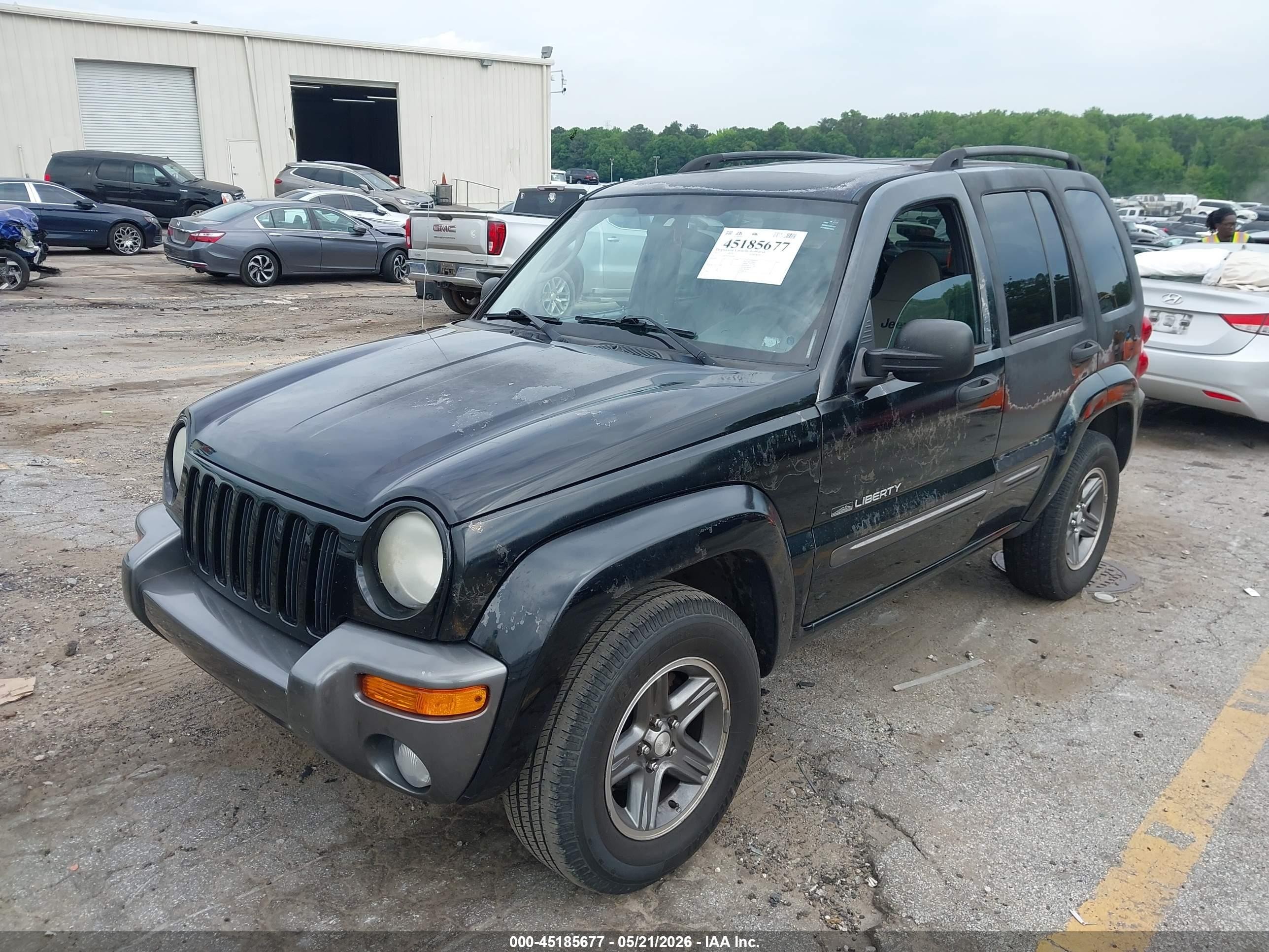 2004 Jeep Liberty Sport Black vin: 1J4GK48K94W301692