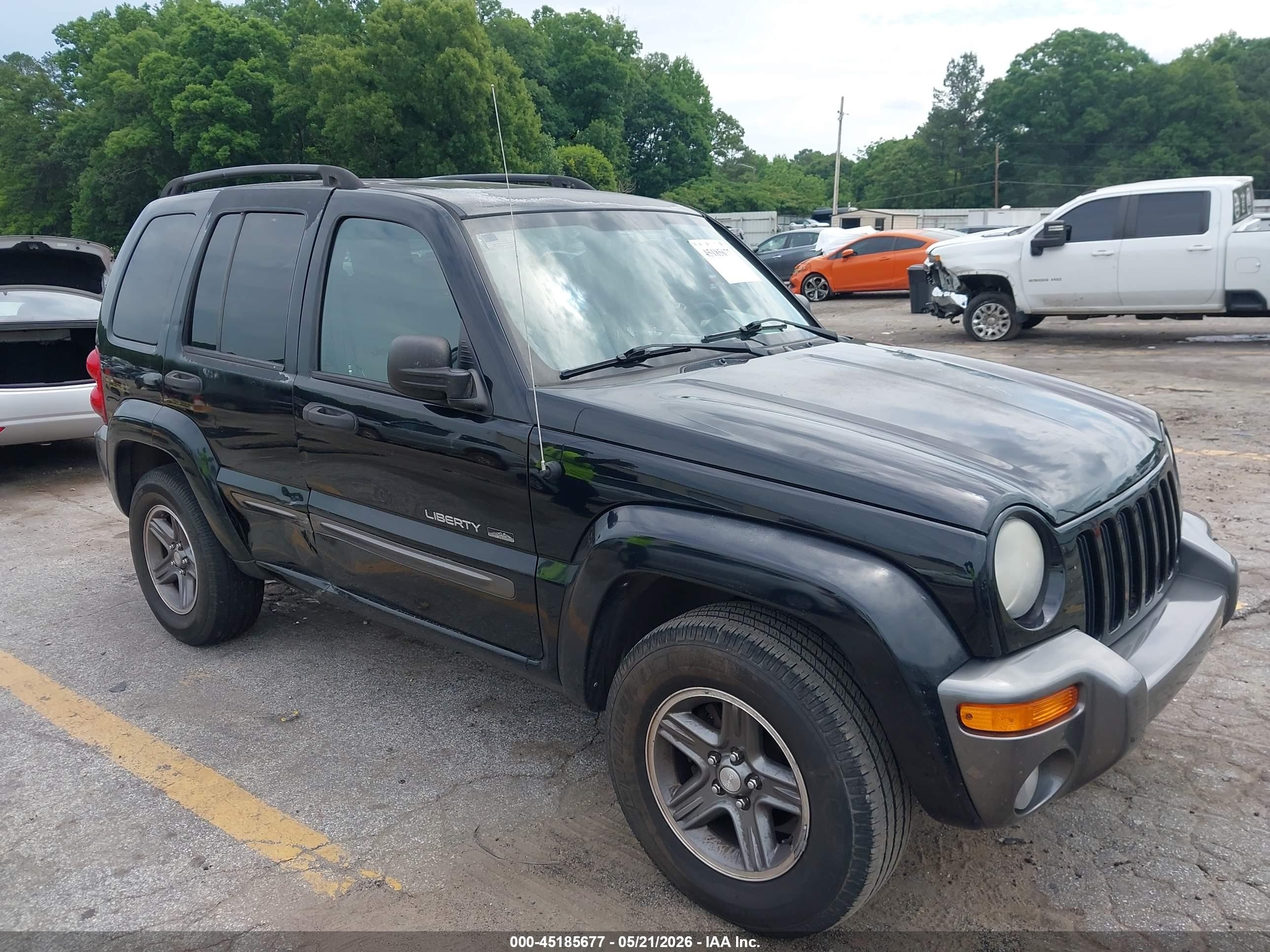 2004 Jeep Liberty Sport Black vin: 1J4GK48K94W301692