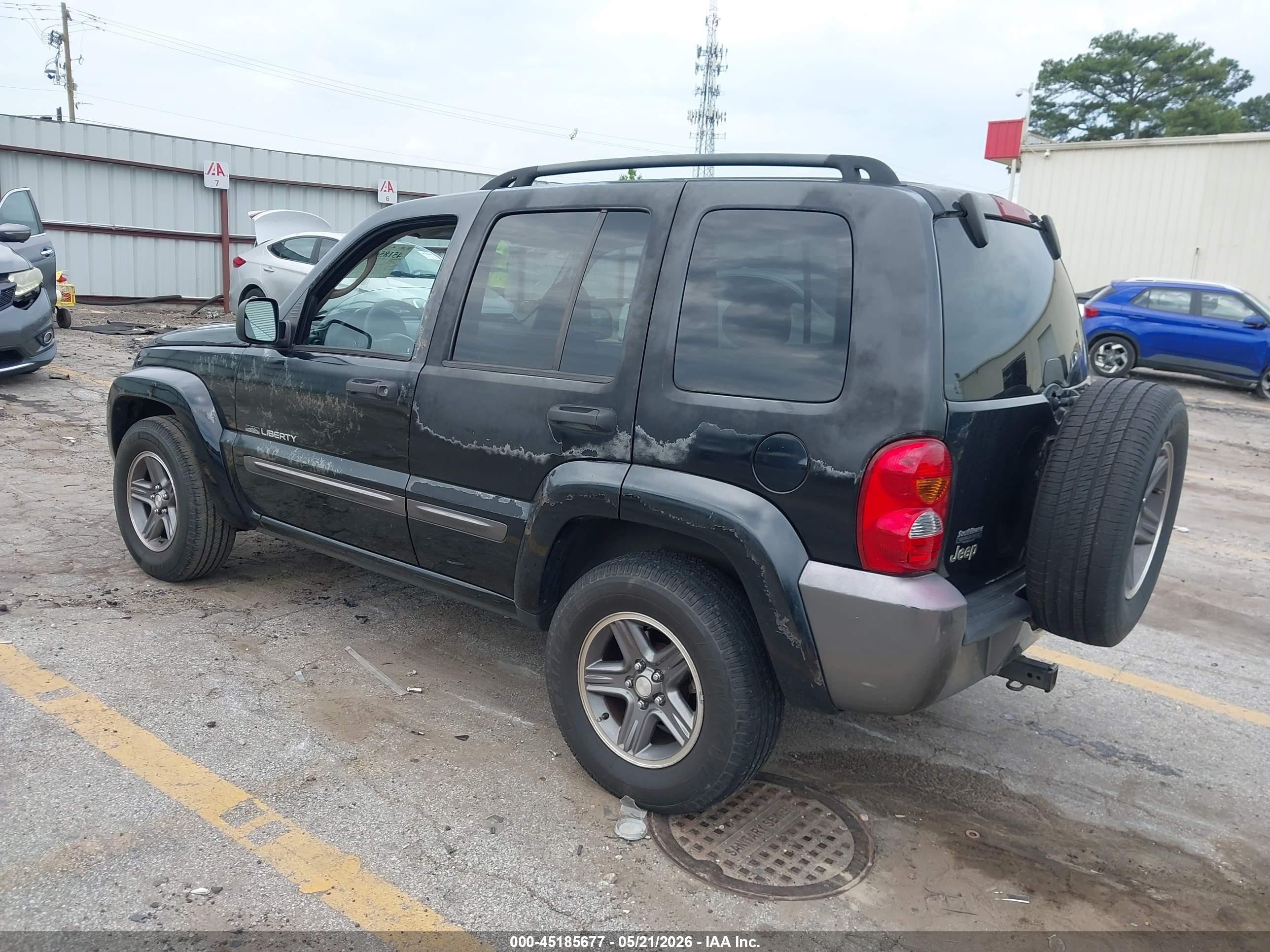 2004 Jeep Liberty Sport Black vin: 1J4GK48K94W301692