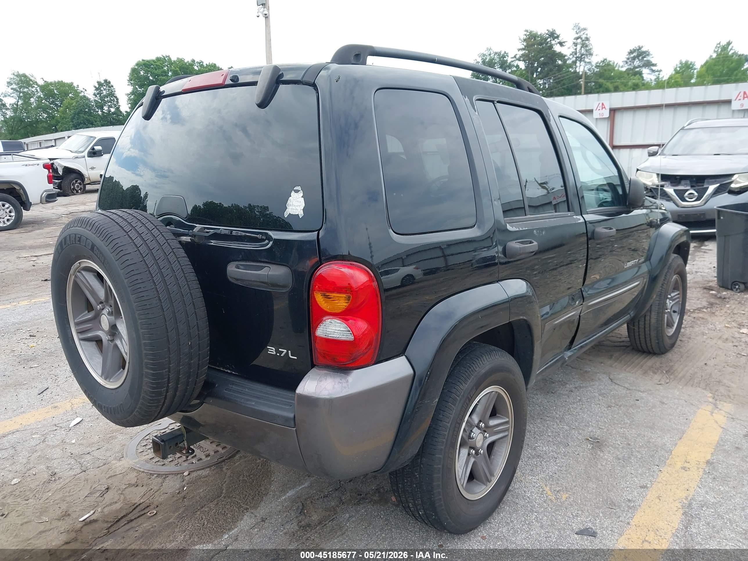 2004 Jeep Liberty Sport Black vin: 1J4GK48K94W301692