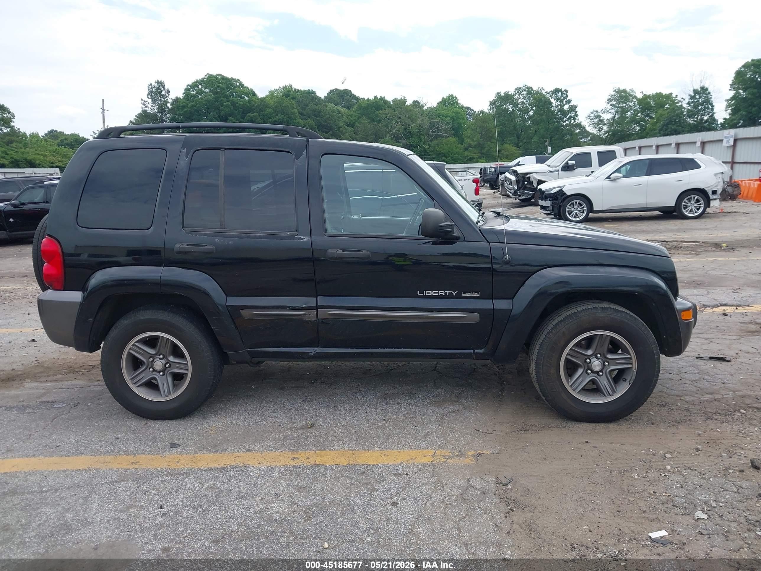 2004 Jeep Liberty Sport Black vin: 1J4GK48K94W301692