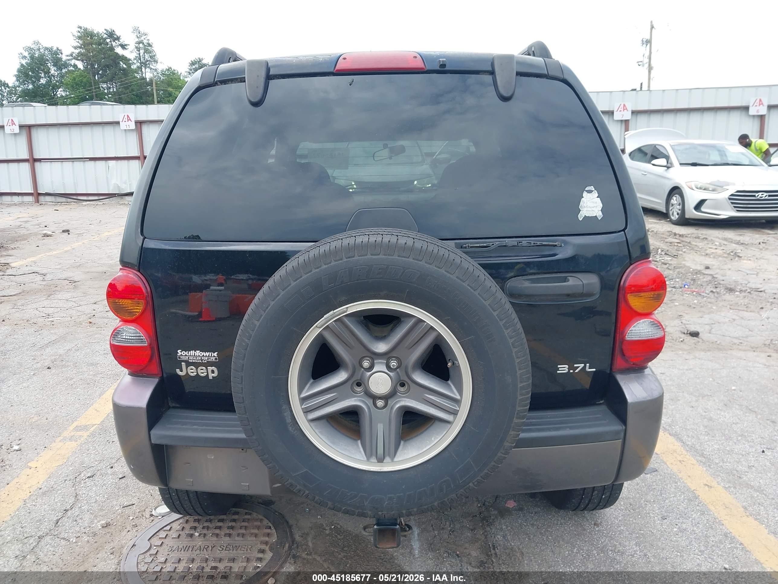 2004 Jeep Liberty Sport Black vin: 1J4GK48K94W301692