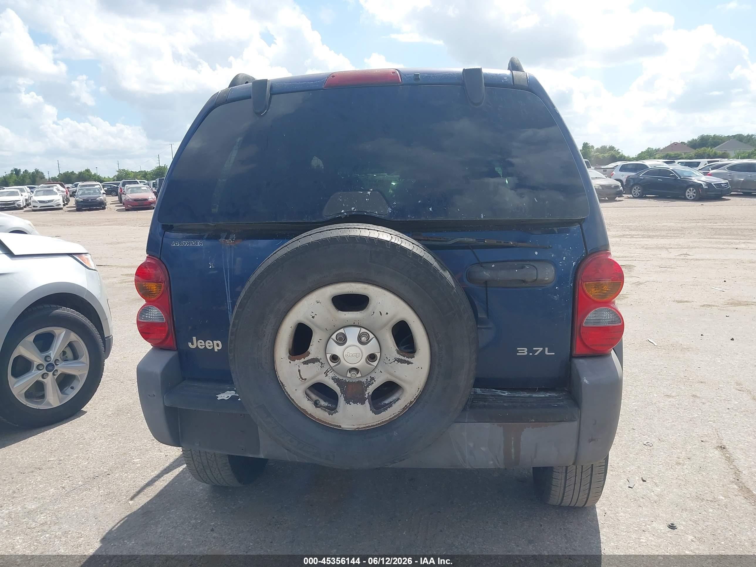 2003 Jeep Liberty Sport Blue vin: 1J4GK48KX3W622915