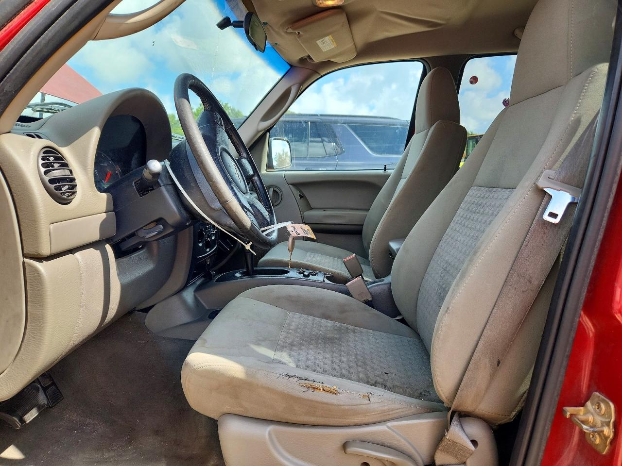 2006 Jeep Liberty Sport Red vin: 1J4GK48KX6W112035