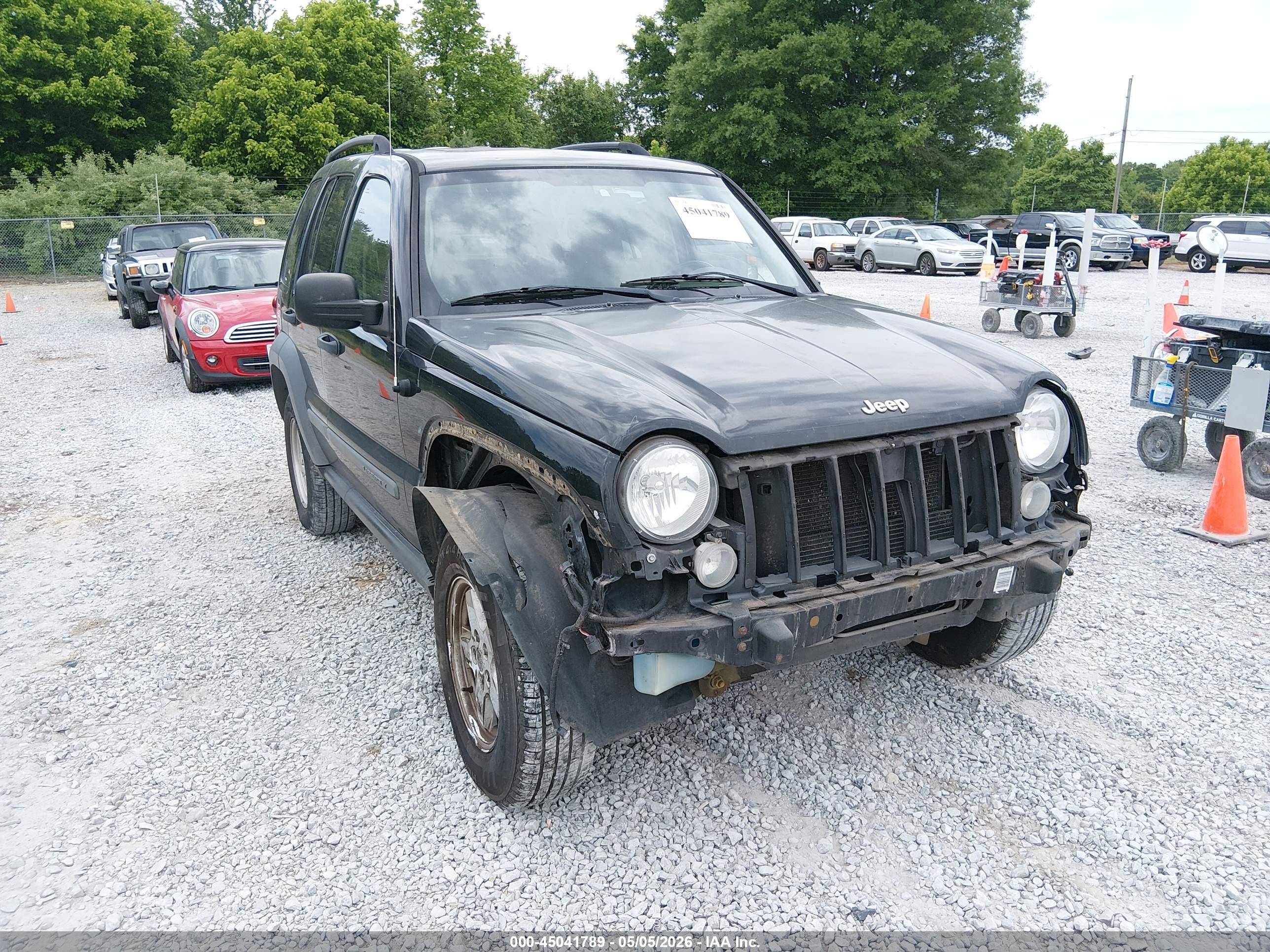 2006 Jeep Liberty Sport Black vin: 1J4GK48KX6W137713