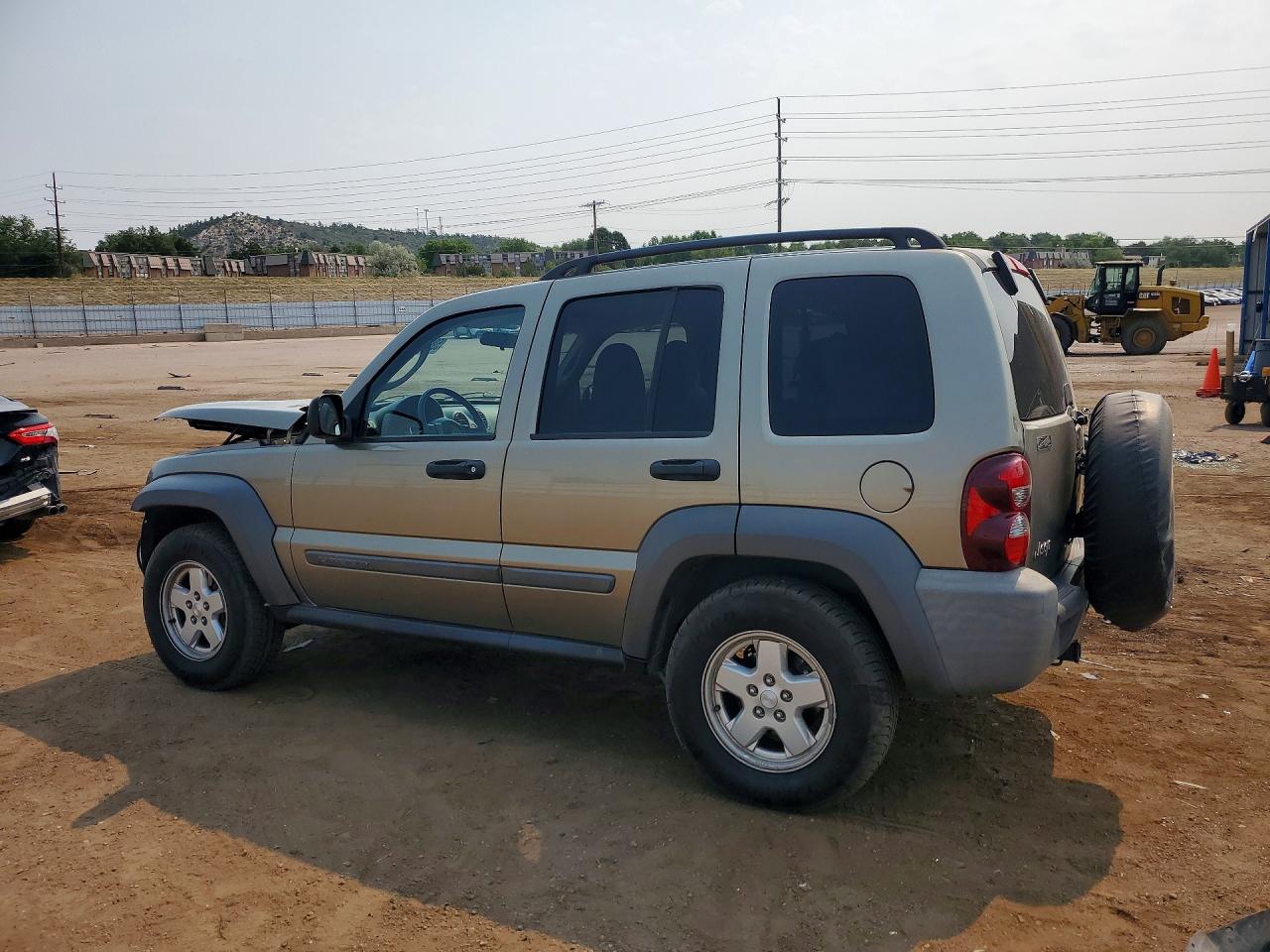 2007 Jeep Liberty Sport Tan vin: 1J4GK48KX7W576167