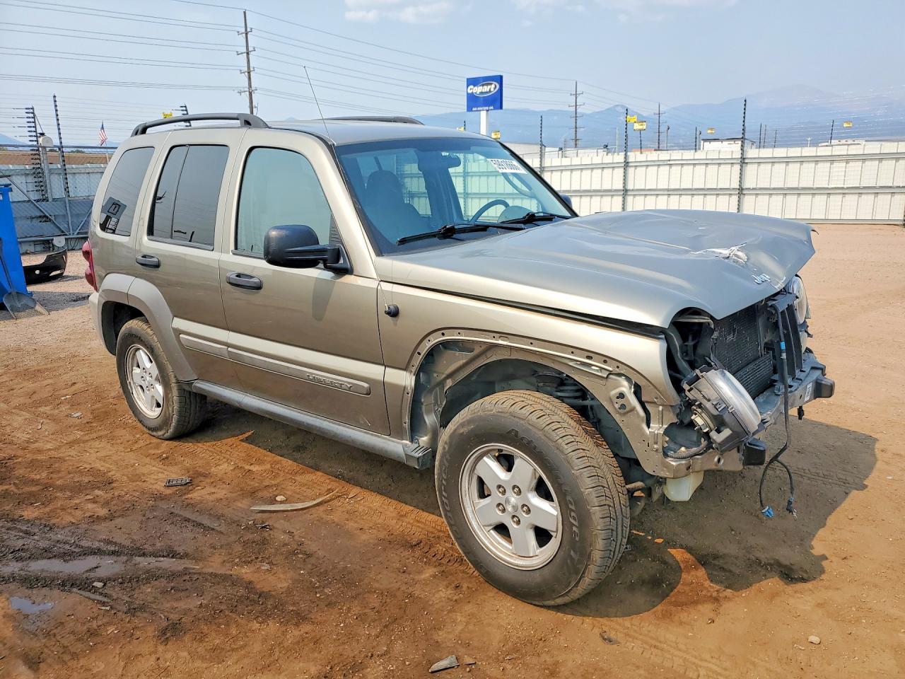2007 Jeep Liberty Sport Tan vin: 1J4GK48KX7W576167