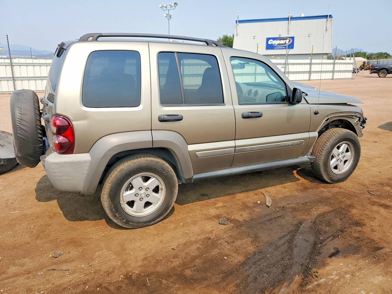 2007 Jeep Liberty Sport Tan vin: 1J4GK48KX7W576167
