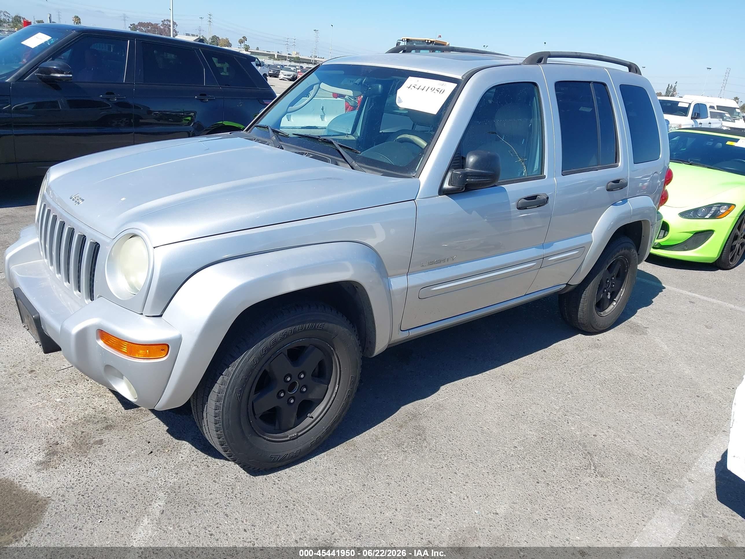2004 Jeep Liberty Limited Edition Silver vin: 1J4GK58K04W268586