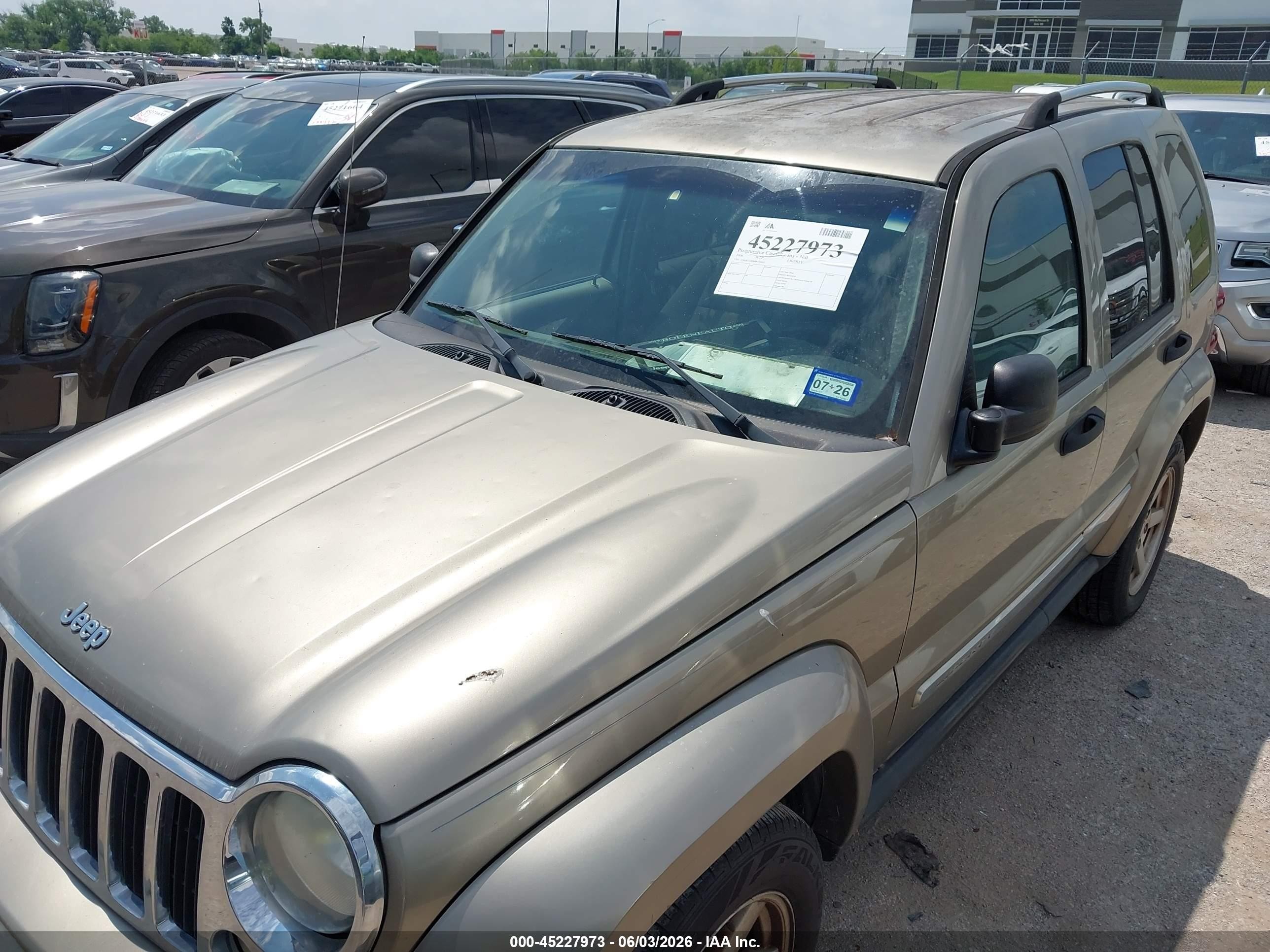 2006 Jeep Liberty Limited Edition Gold vin: 1J4GK58K06W100661