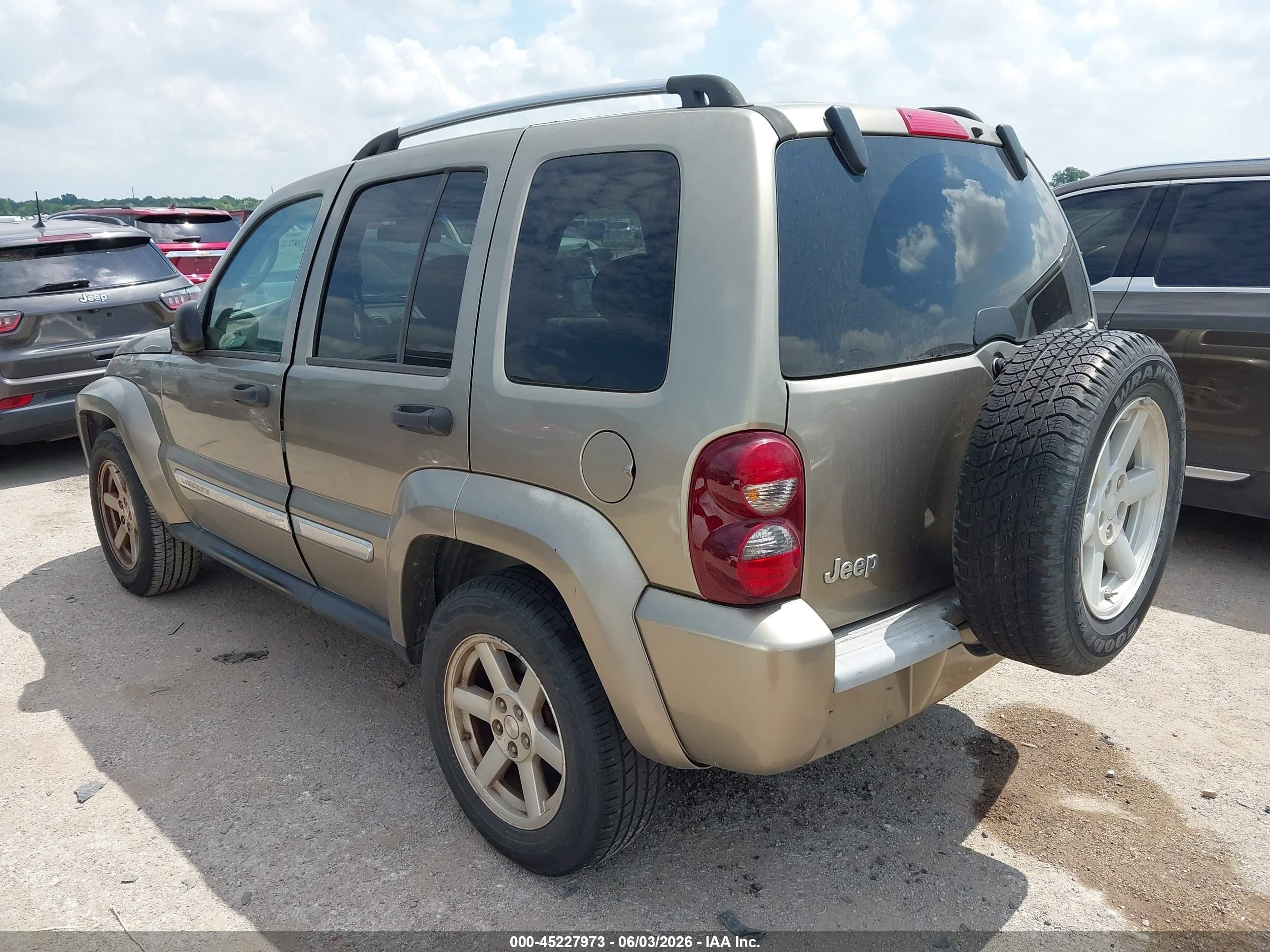 2006 Jeep Liberty Limited Edition Gold vin: 1J4GK58K06W100661