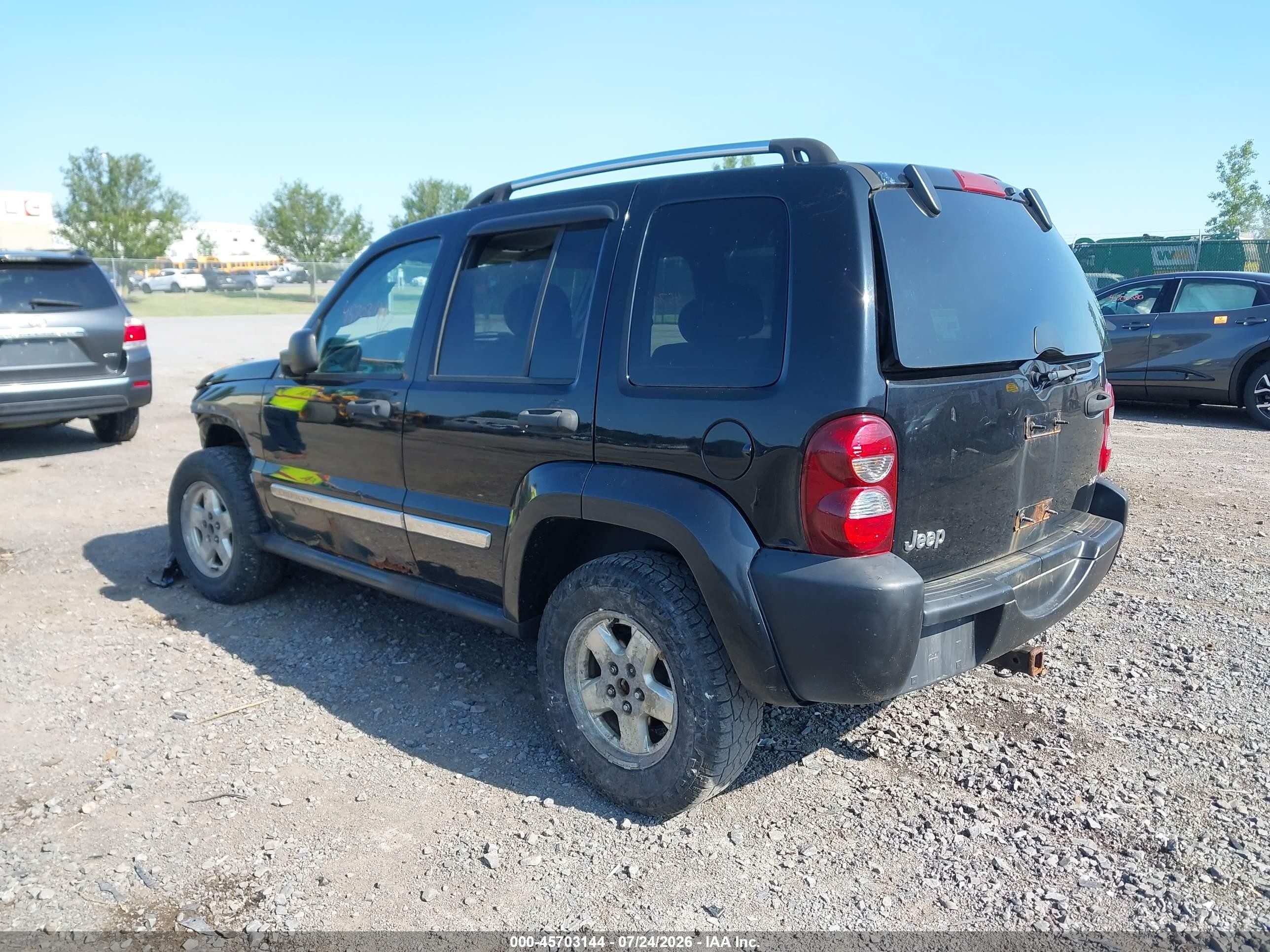 2005 Jeep Liberty Limited Edition Black vin: 1J4GK58K15W523151