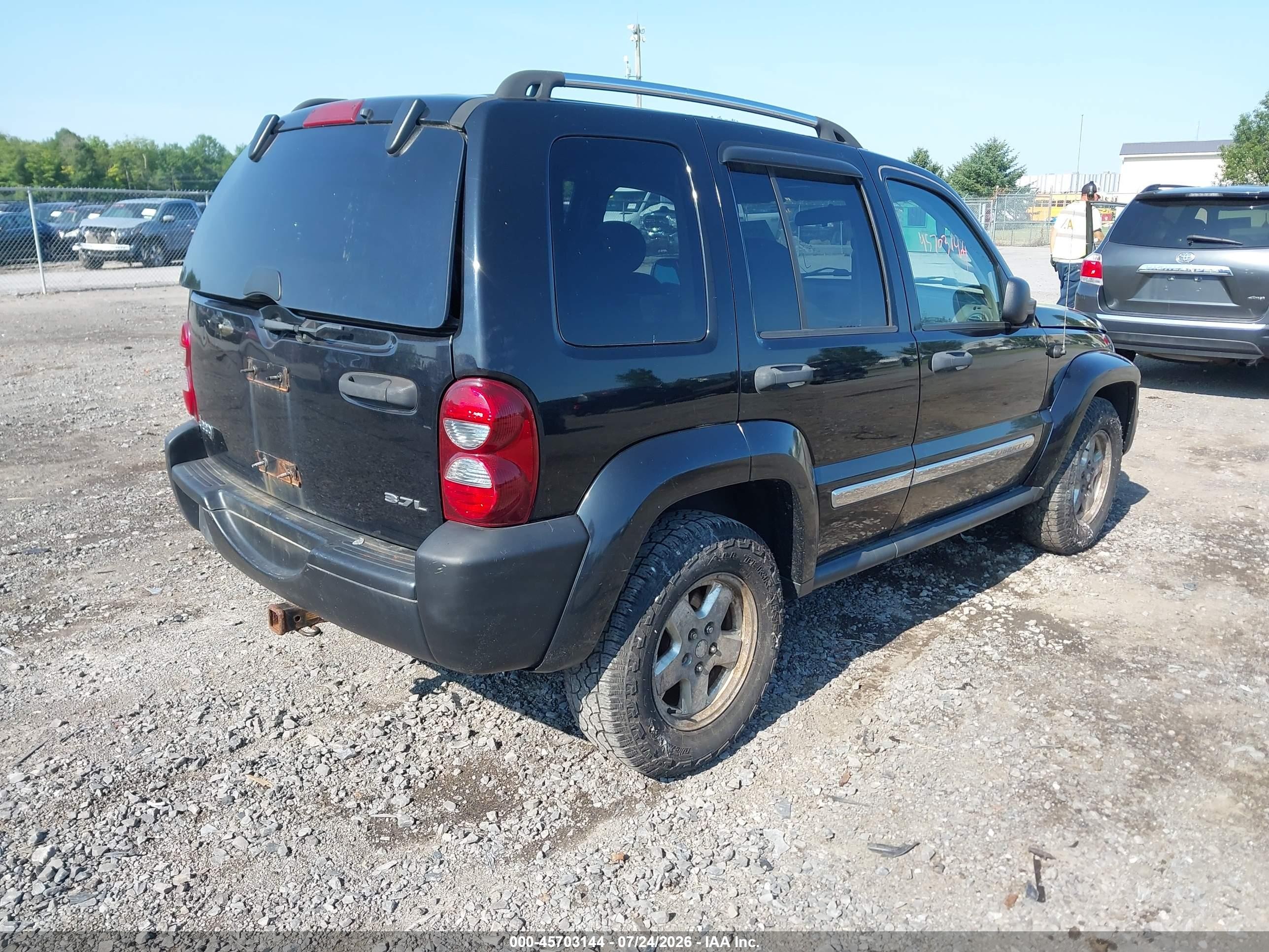 2005 Jeep Liberty Limited Edition Black vin: 1J4GK58K15W523151