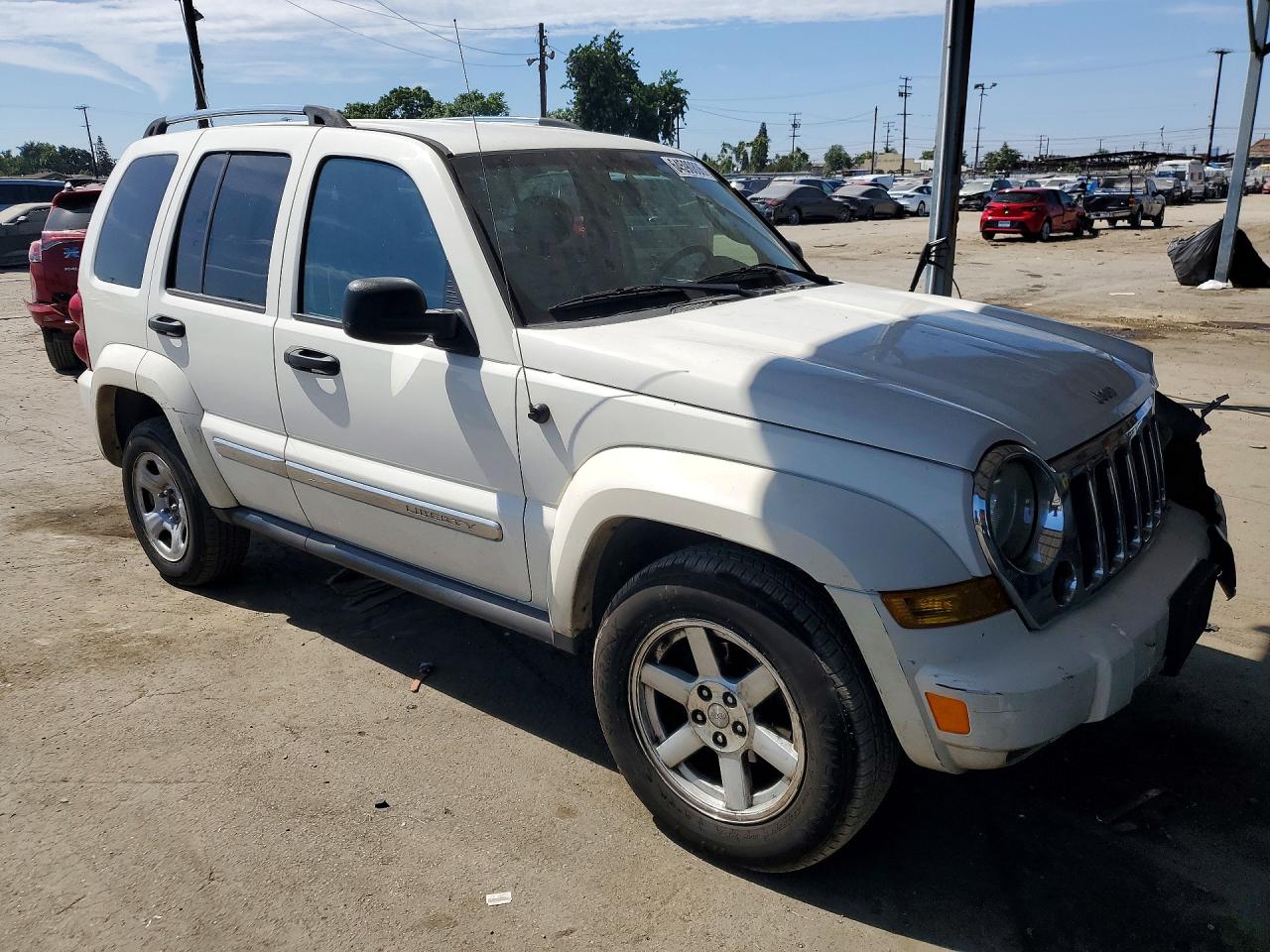 2006 Jeep Liberty Limited White vin: 1J4GK58K16W265604