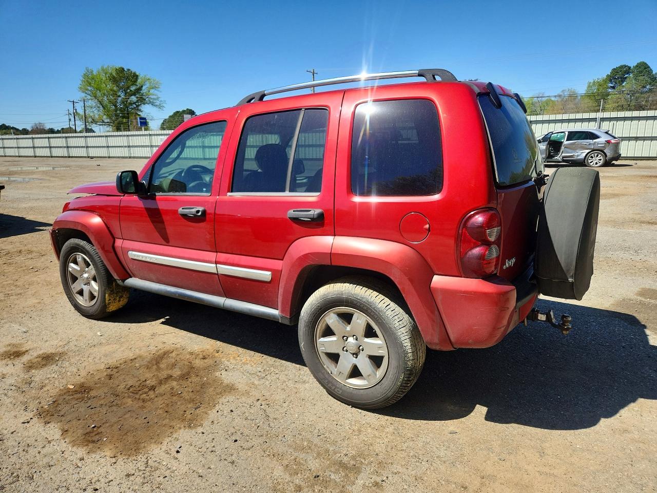 2007 Jeep Liberty Limited Burgundy vin: 1J4GK58K17W525386