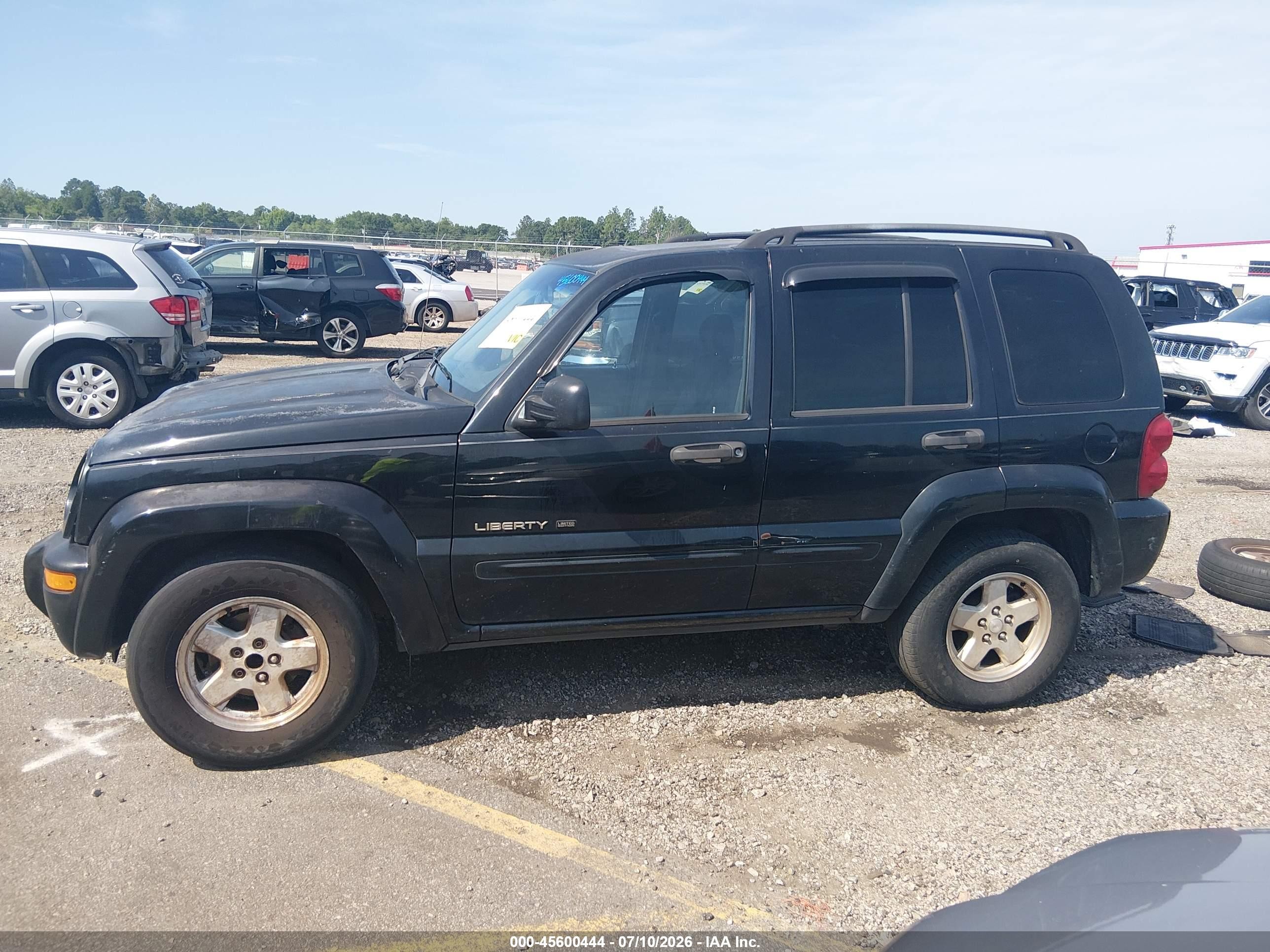 2003 Jeep Liberty Limited Edition Black vin: 1J4GK58K23W616290
