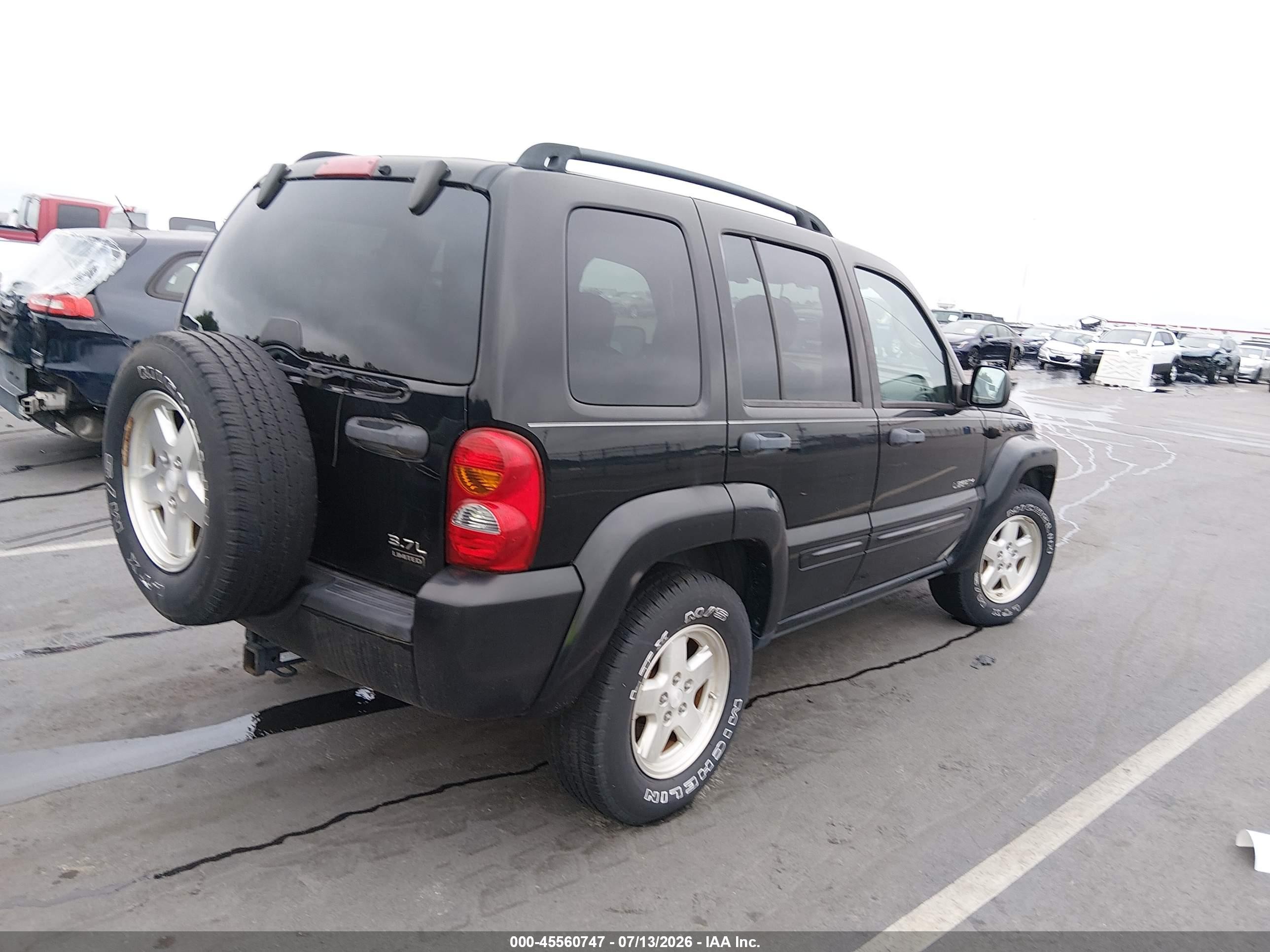 2004 Jeep Liberty Limited Edition Черный vin: 1J4GK58K24W104885