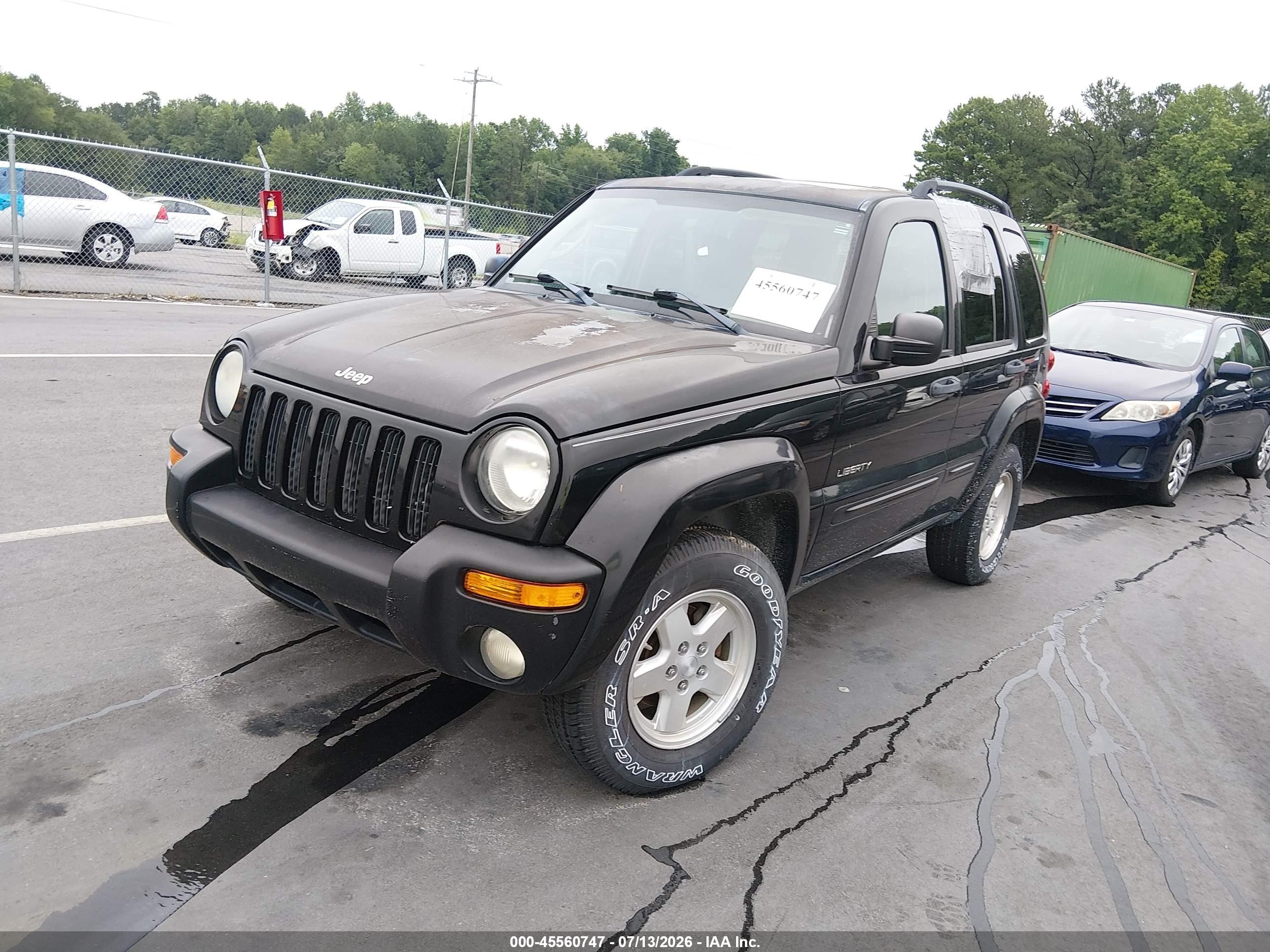 2004 Jeep Liberty Limited Edition Черный vin: 1J4GK58K24W104885