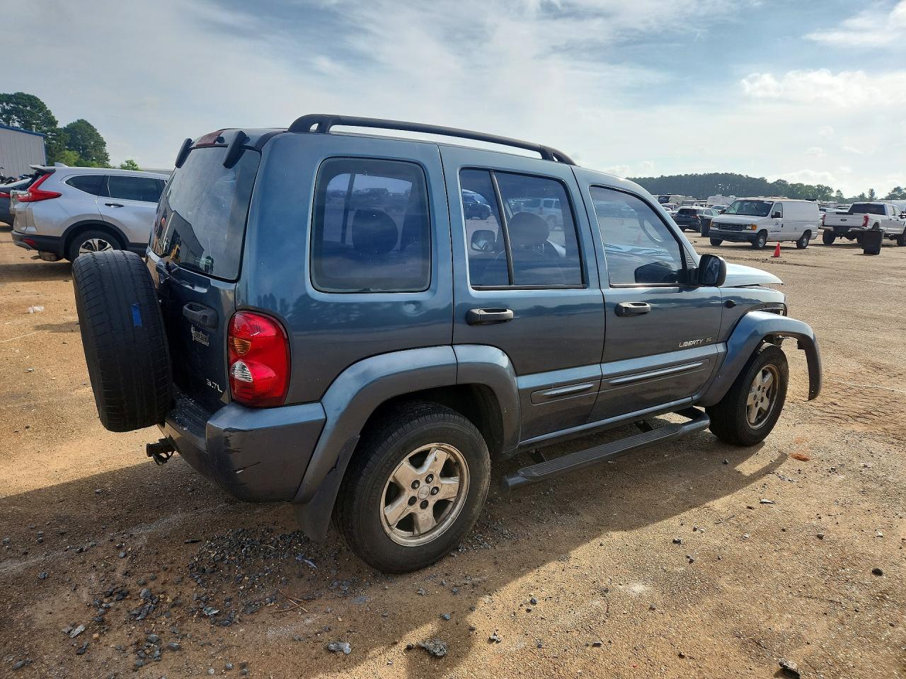 2002 Jeep Liberty Limited Blue vin: 1J4GK58K32W323447