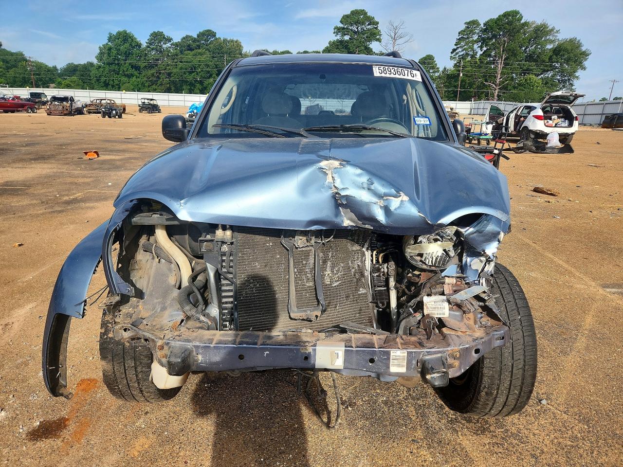 2002 Jeep Liberty Limited Blue vin: 1J4GK58K32W323447