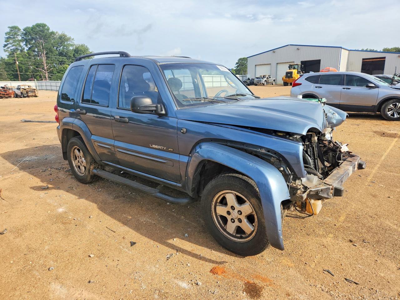 2002 Jeep Liberty Limited Blue vin: 1J4GK58K32W323447