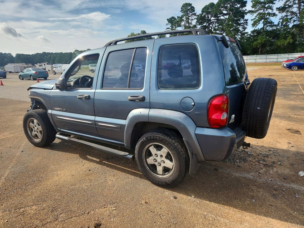 2002 Jeep Liberty Limited Blue vin: 1J4GK58K32W323447