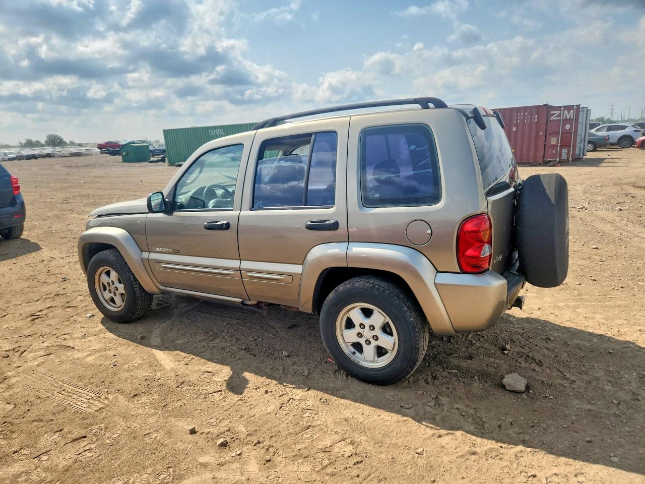 2003 Jeep Liberty Limited Tan vin: 1J4GK58K53W666813