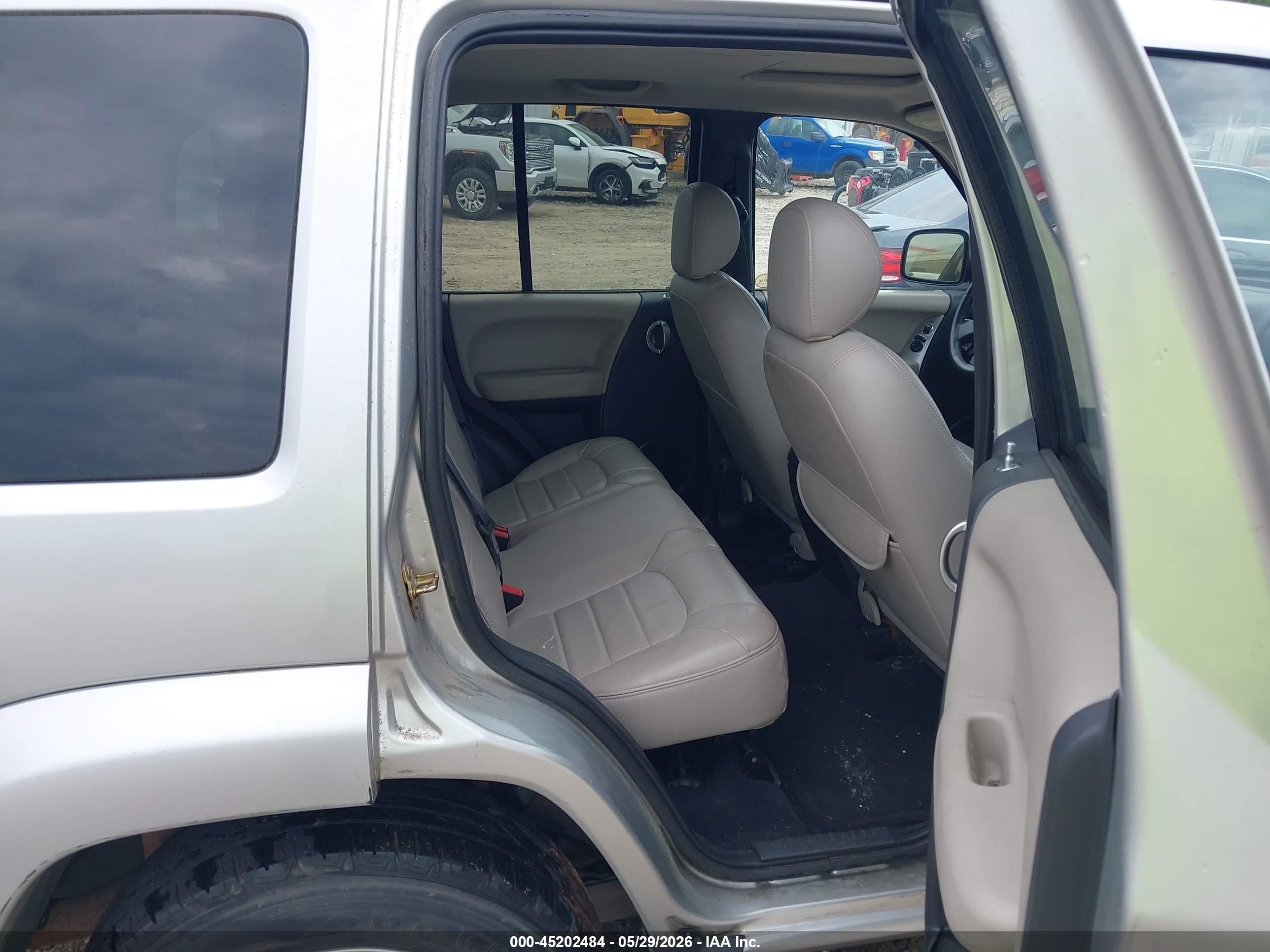 2003 Jeep Liberty Limited Gray vin: 1J4GK58K63W602795