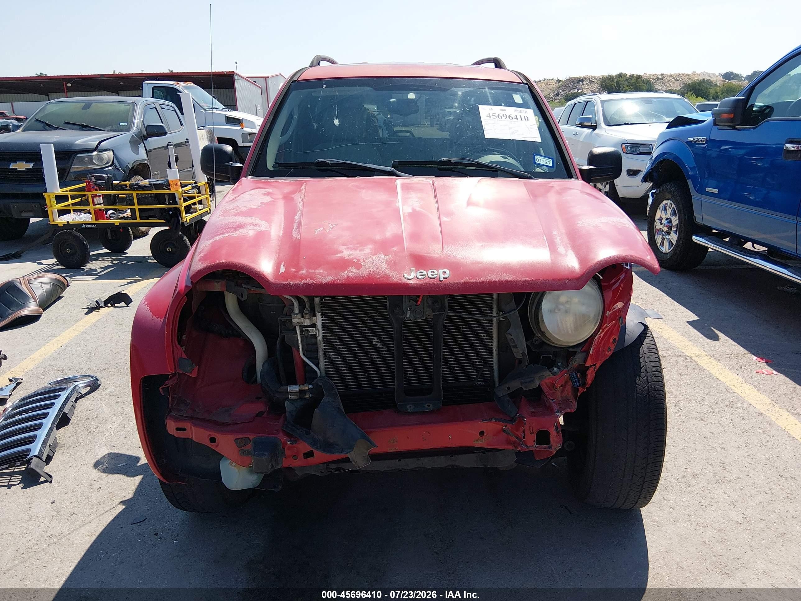 2004 Jeep Liberty Limited Edition Red vin: 1J4GK58K64W249136