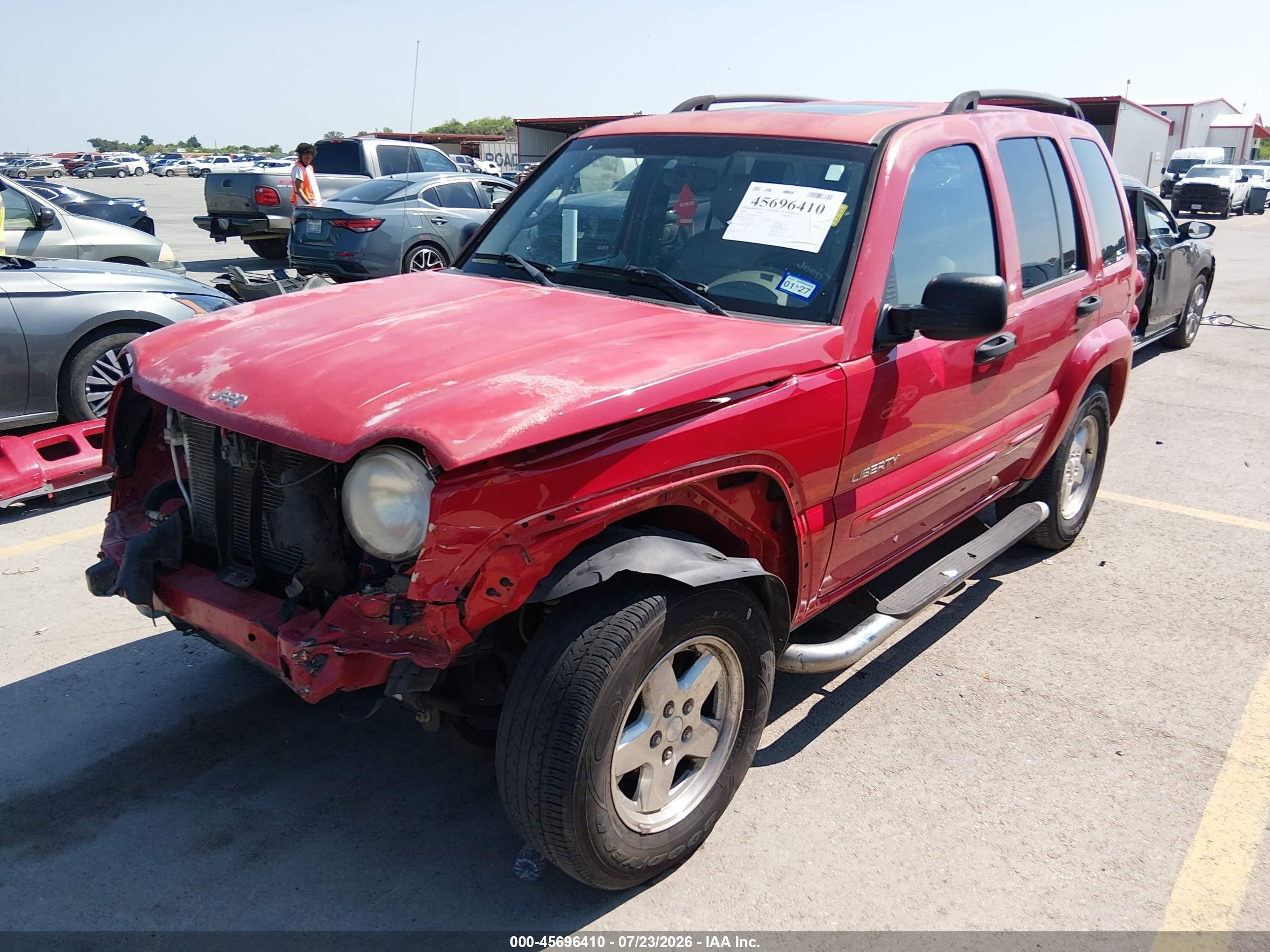 2004 Jeep Liberty Limited Edition Red vin: 1J4GK58K64W249136