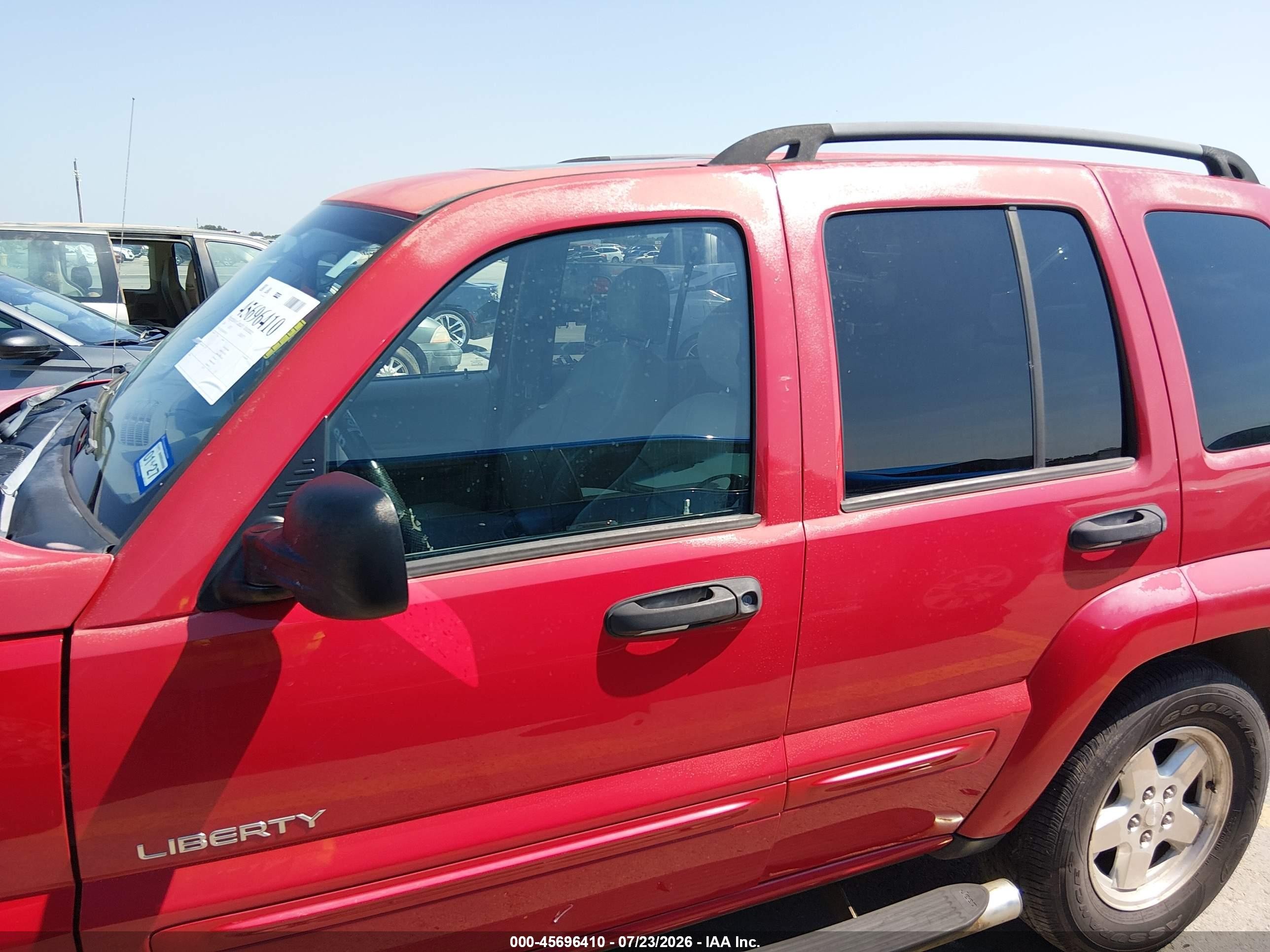 2004 Jeep Liberty Limited Edition Red vin: 1J4GK58K64W249136