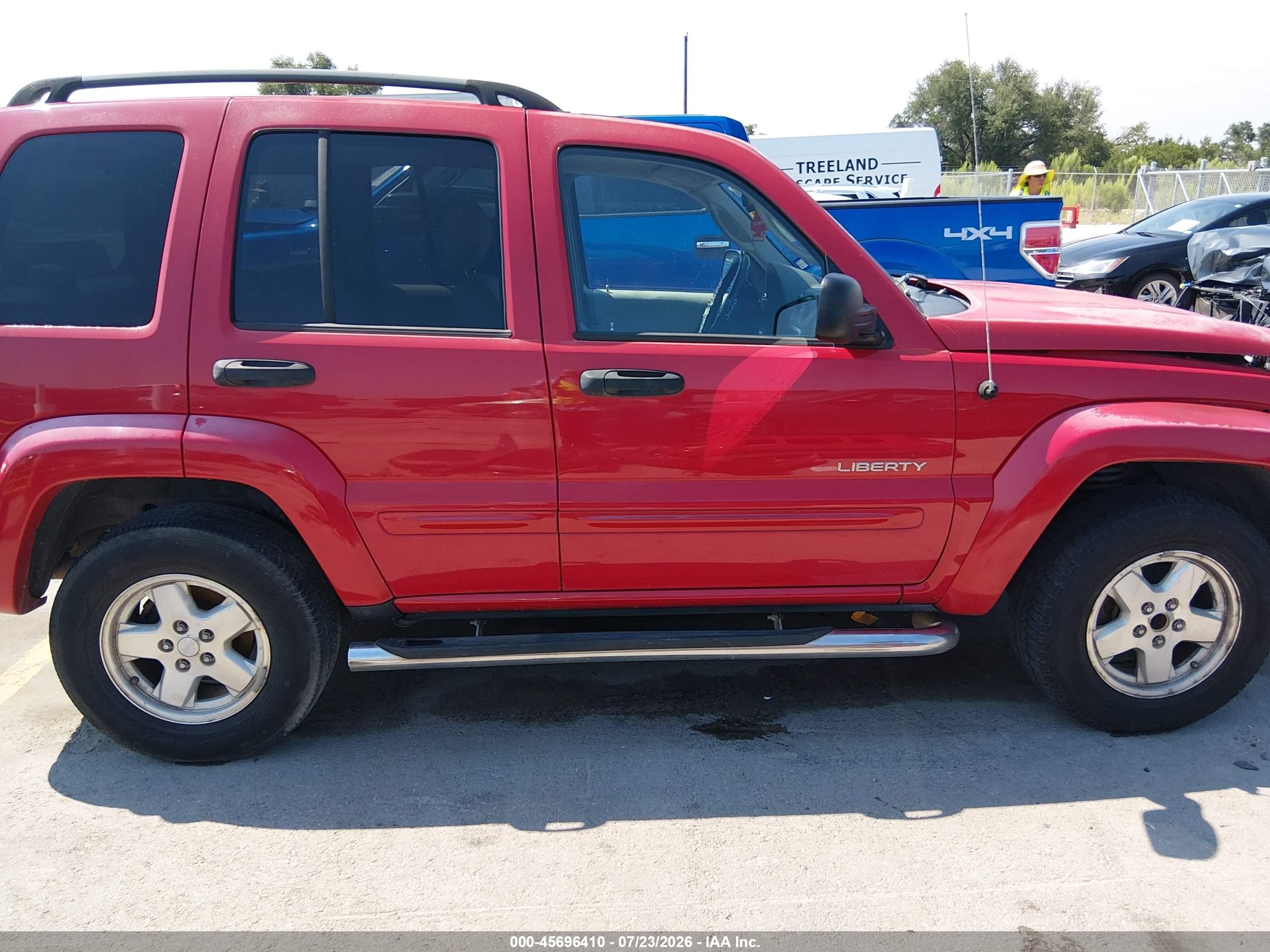 2004 Jeep Liberty Limited Edition Red vin: 1J4GK58K64W249136