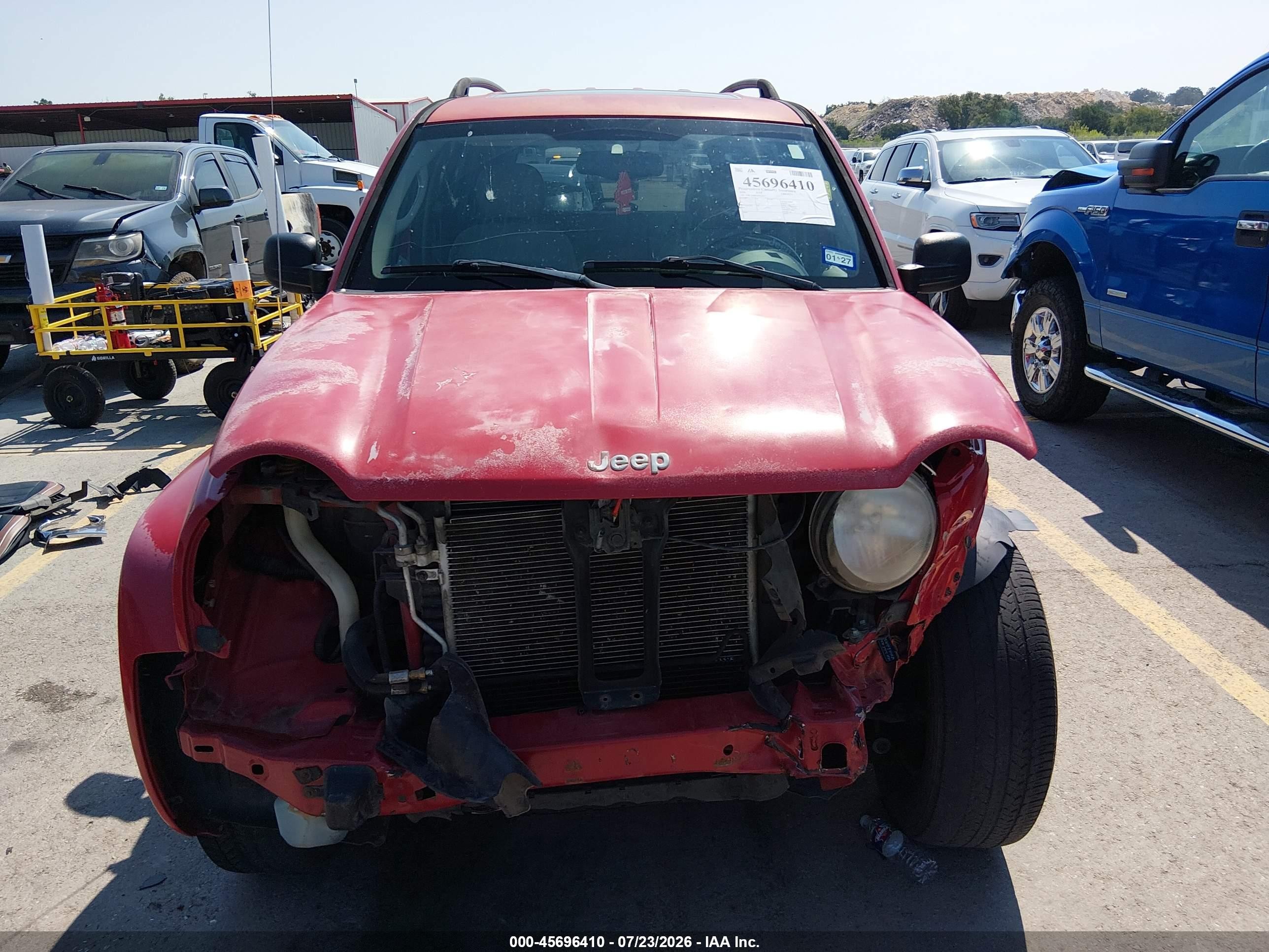 2004 Jeep Liberty Limited Edition Red vin: 1J4GK58K64W249136