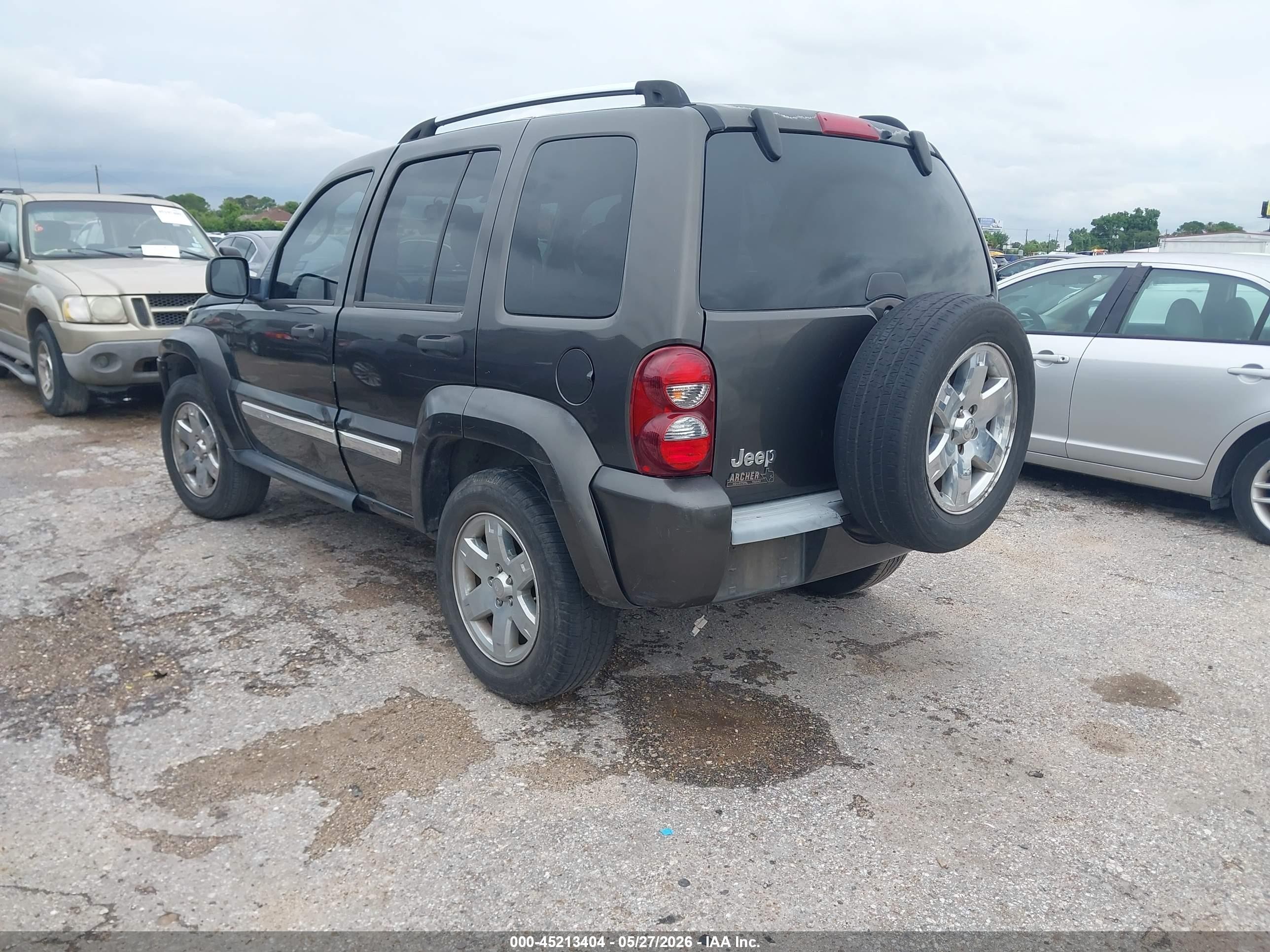 2005 Jeep Liberty Limited Edition Black vin: 1J4GK58K65W604081