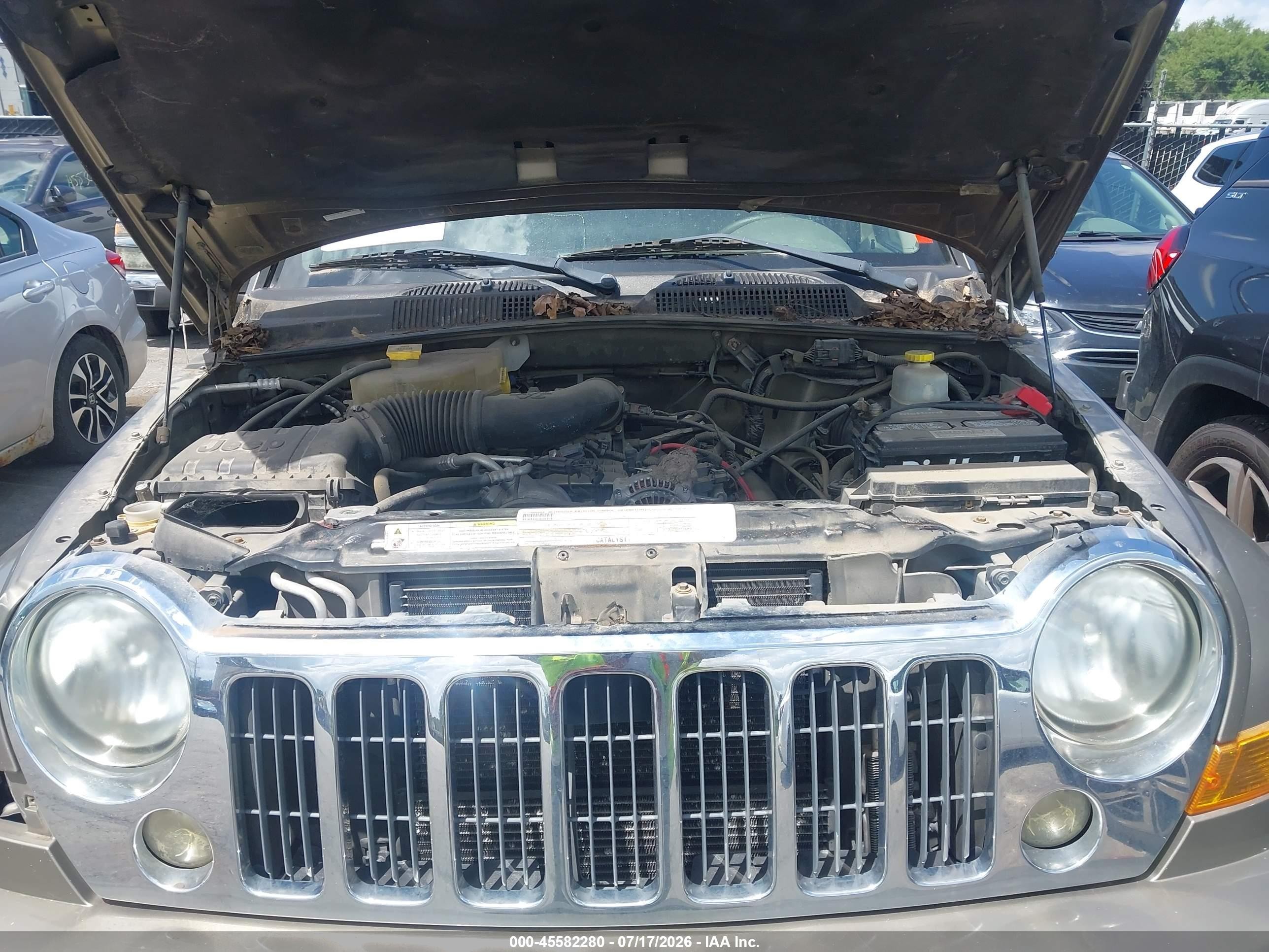 2007 Jeep Liberty Limited Edition Золотой vin: 1J4GK58K67W509250
