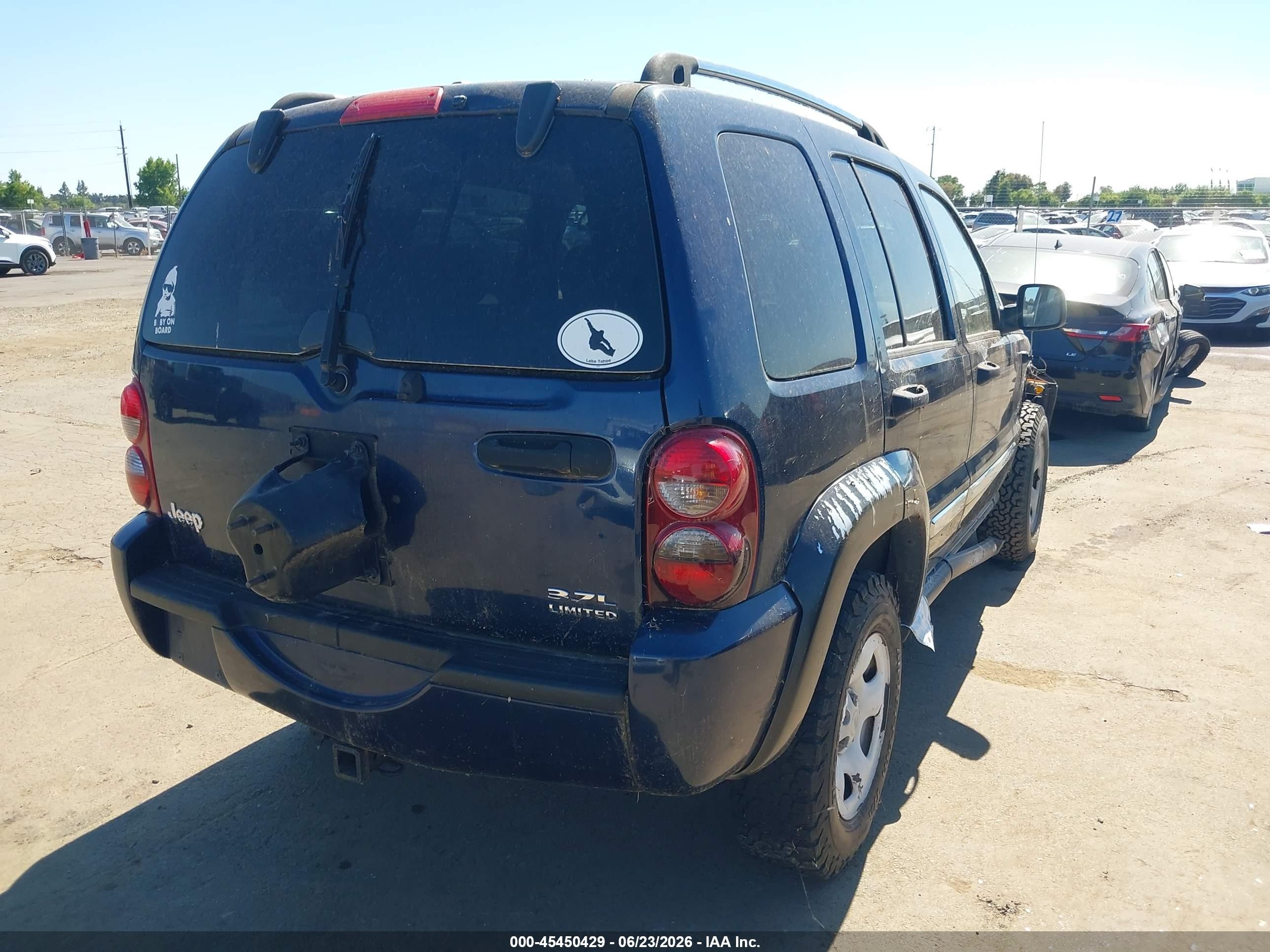 2007 Jeep Liberty Limited Edition Blue vin: 1J4GK58K77W585379