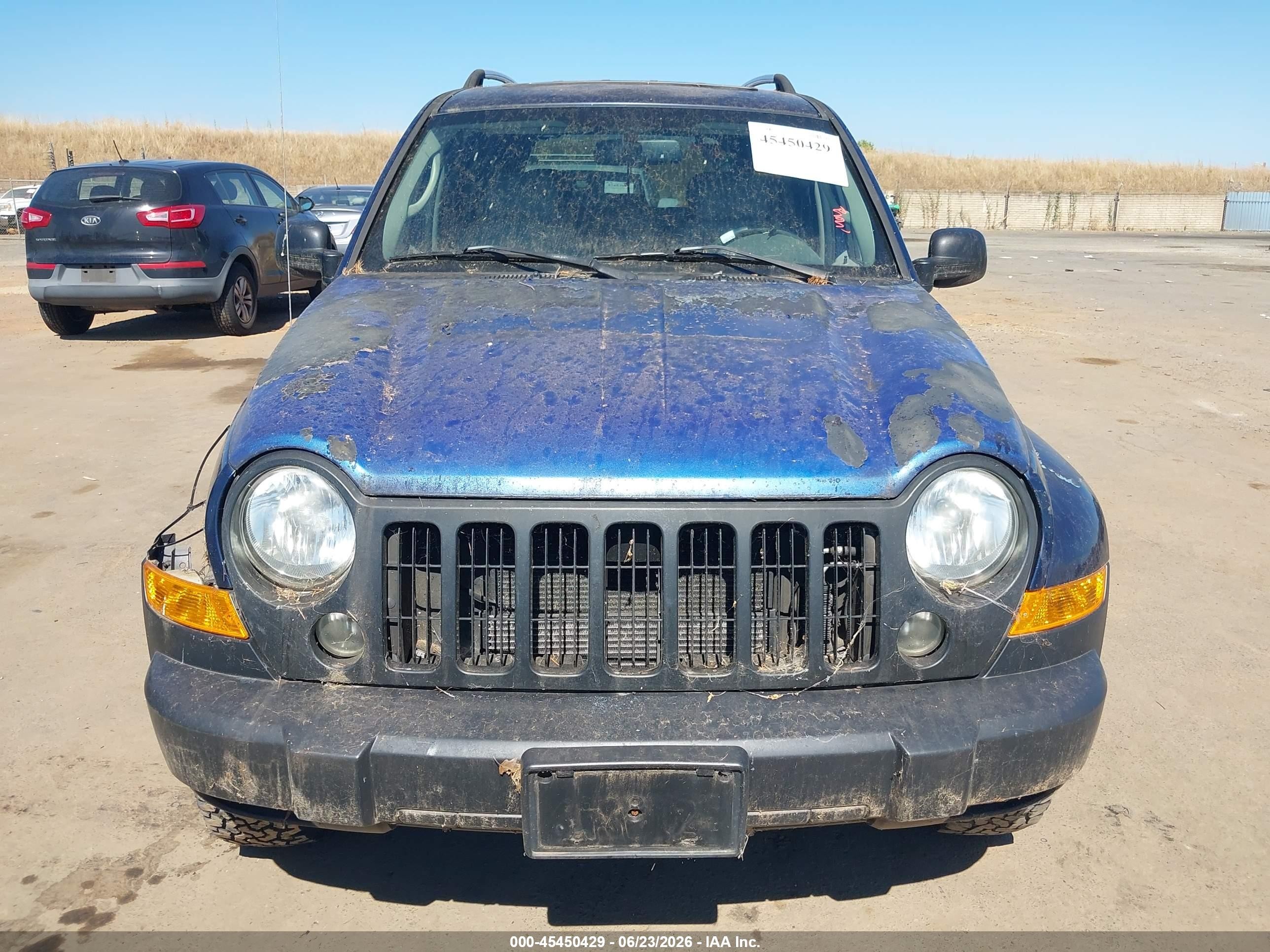 2007 Jeep Liberty Limited Edition Blue vin: 1J4GK58K77W585379