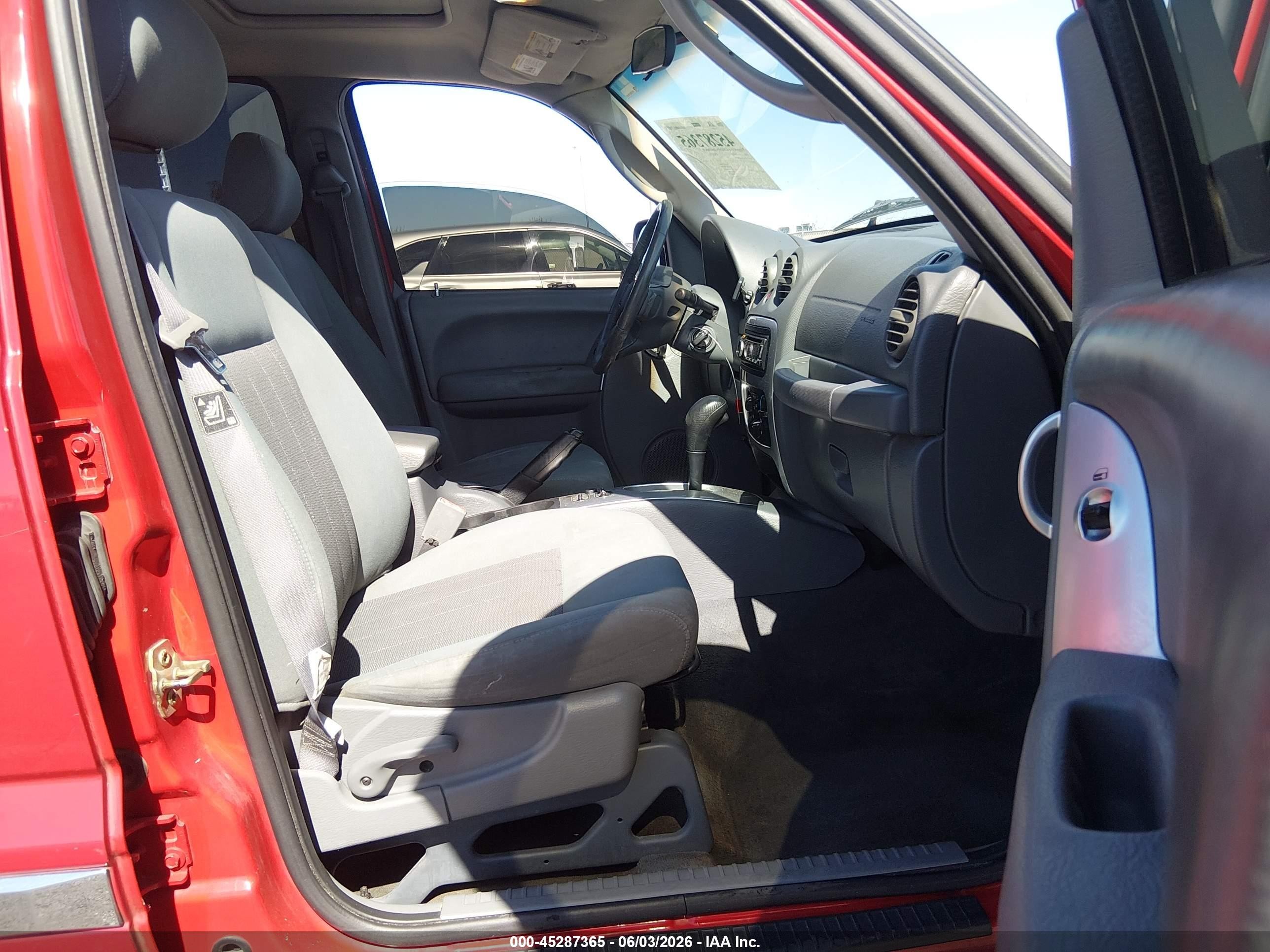 2005 Jeep Liberty Limited Edition Red vin: 1J4GK58K85W539833